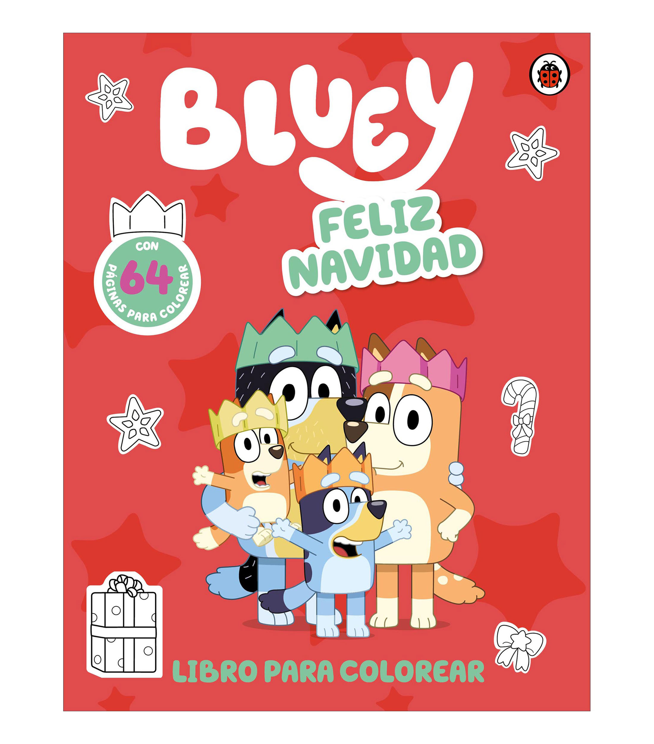 InfantilesBluey Feliz Navidad Libro para colorear, Ladybird Books