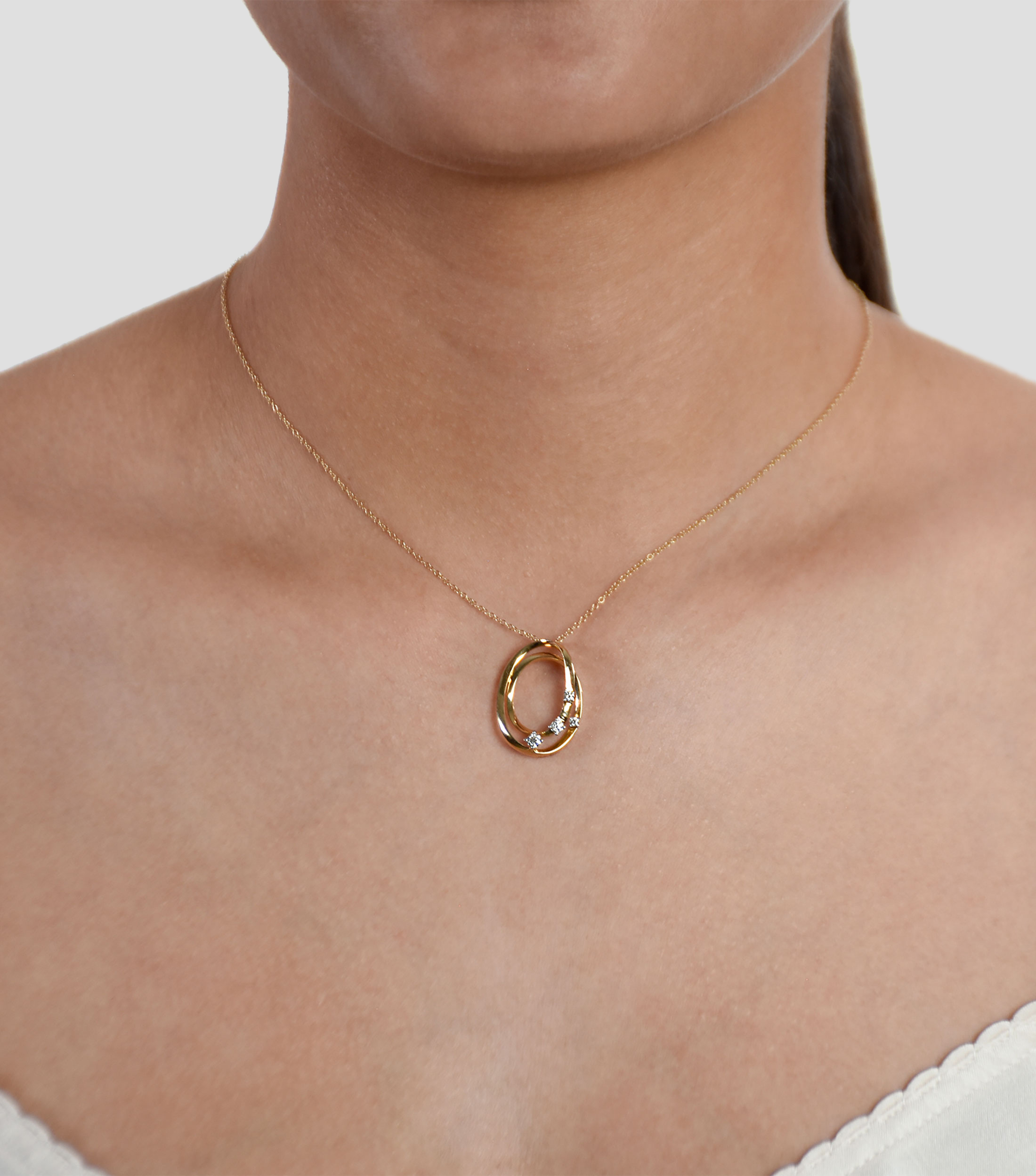 Gargantilla en Oro amarillo de 14 Kilates Mujer