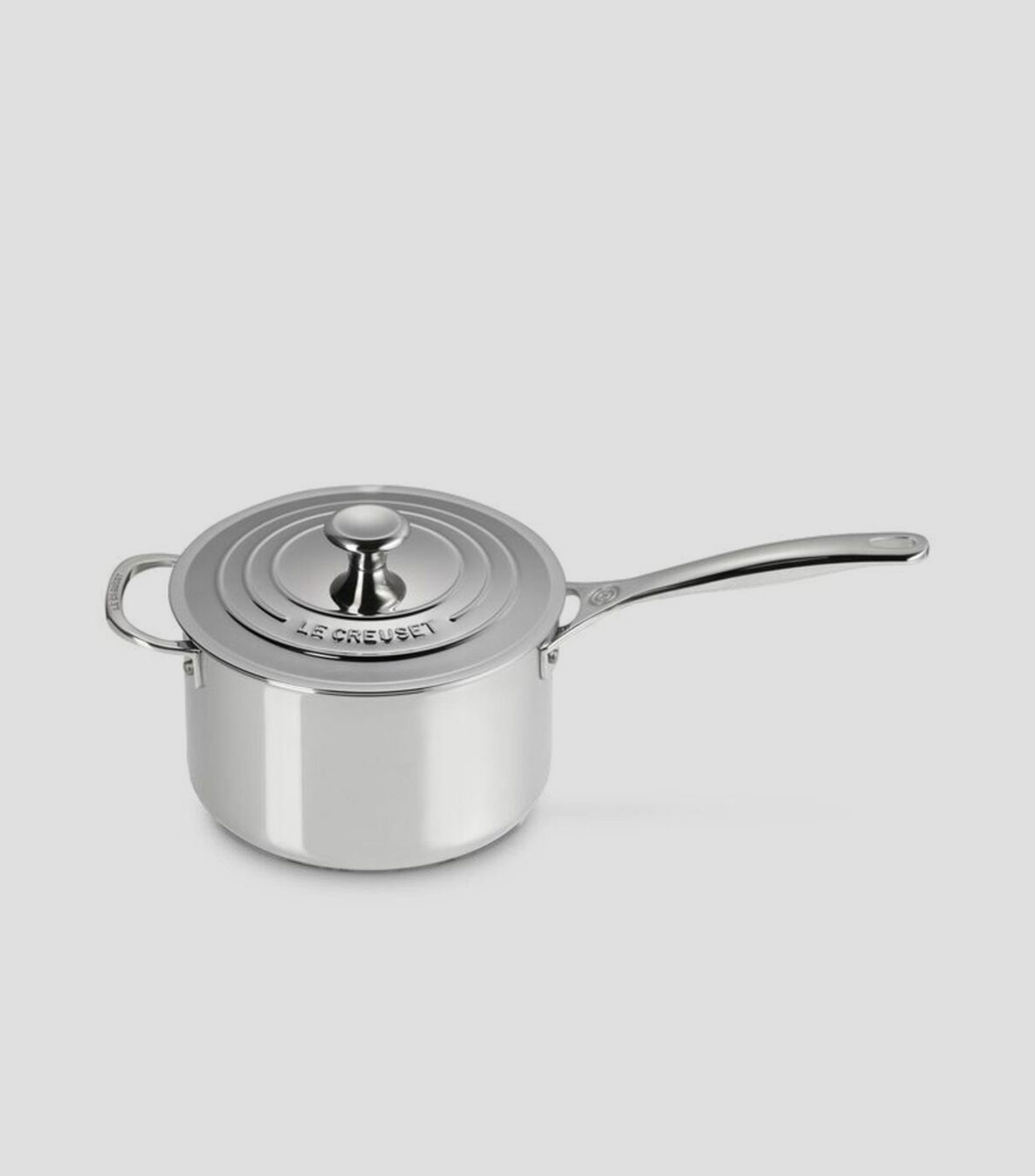 Cazo con tapa y asa en acero inoxidable Signature 3.8 L