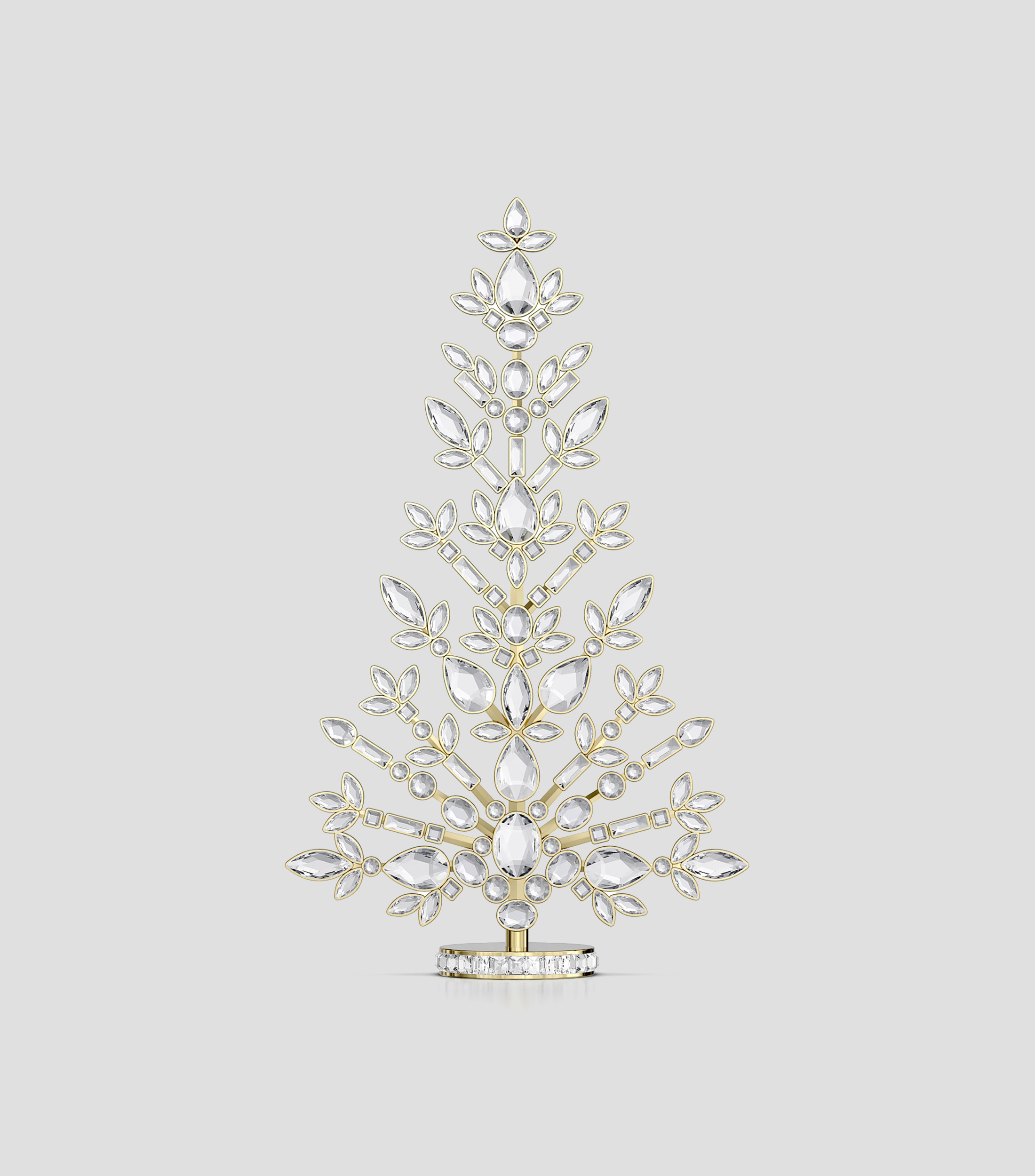 Figura decorativa Gema Holiday Tree en cristal
