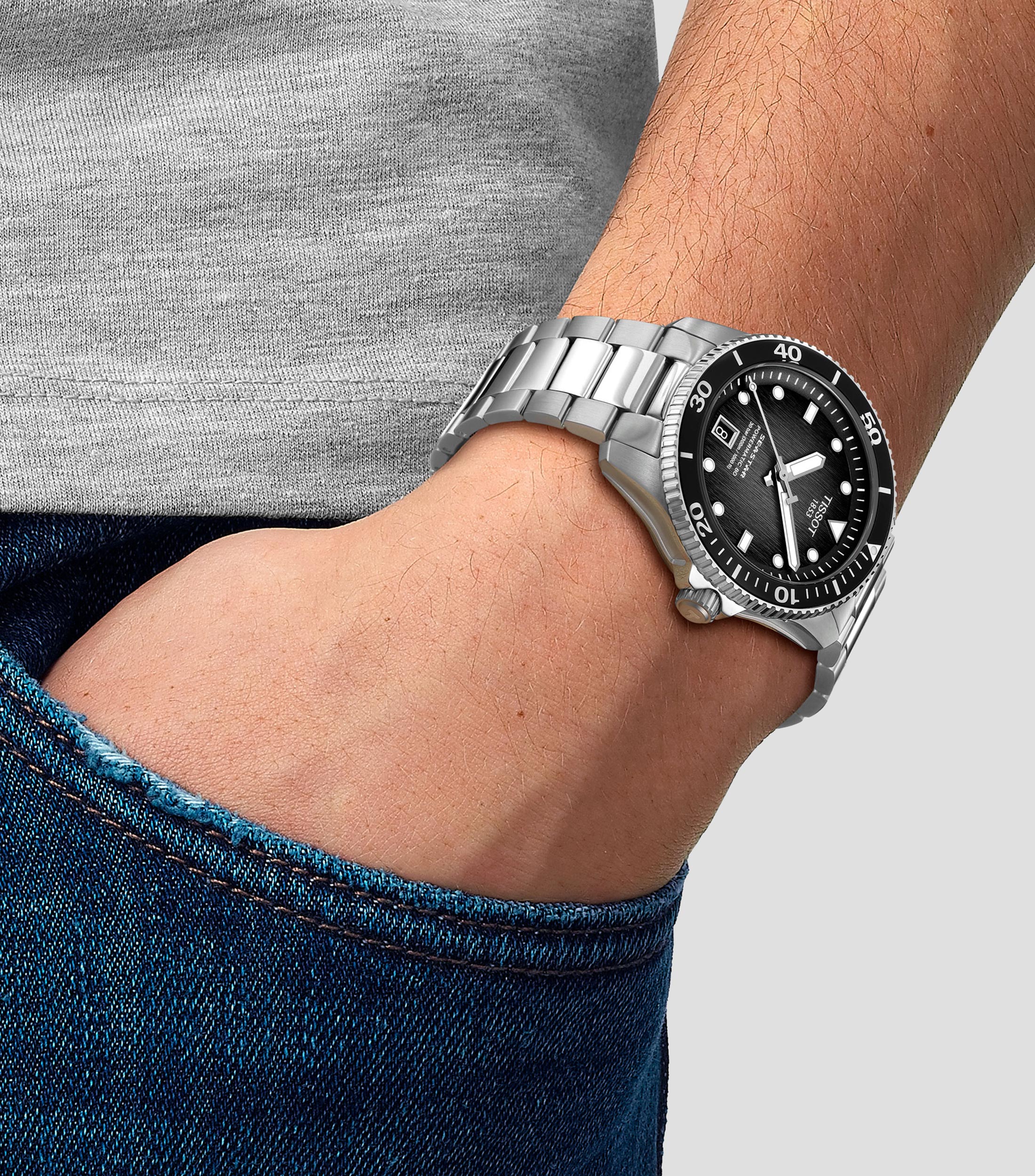 Reloj para Hombre Seastar 1000 Deportivo, Negro