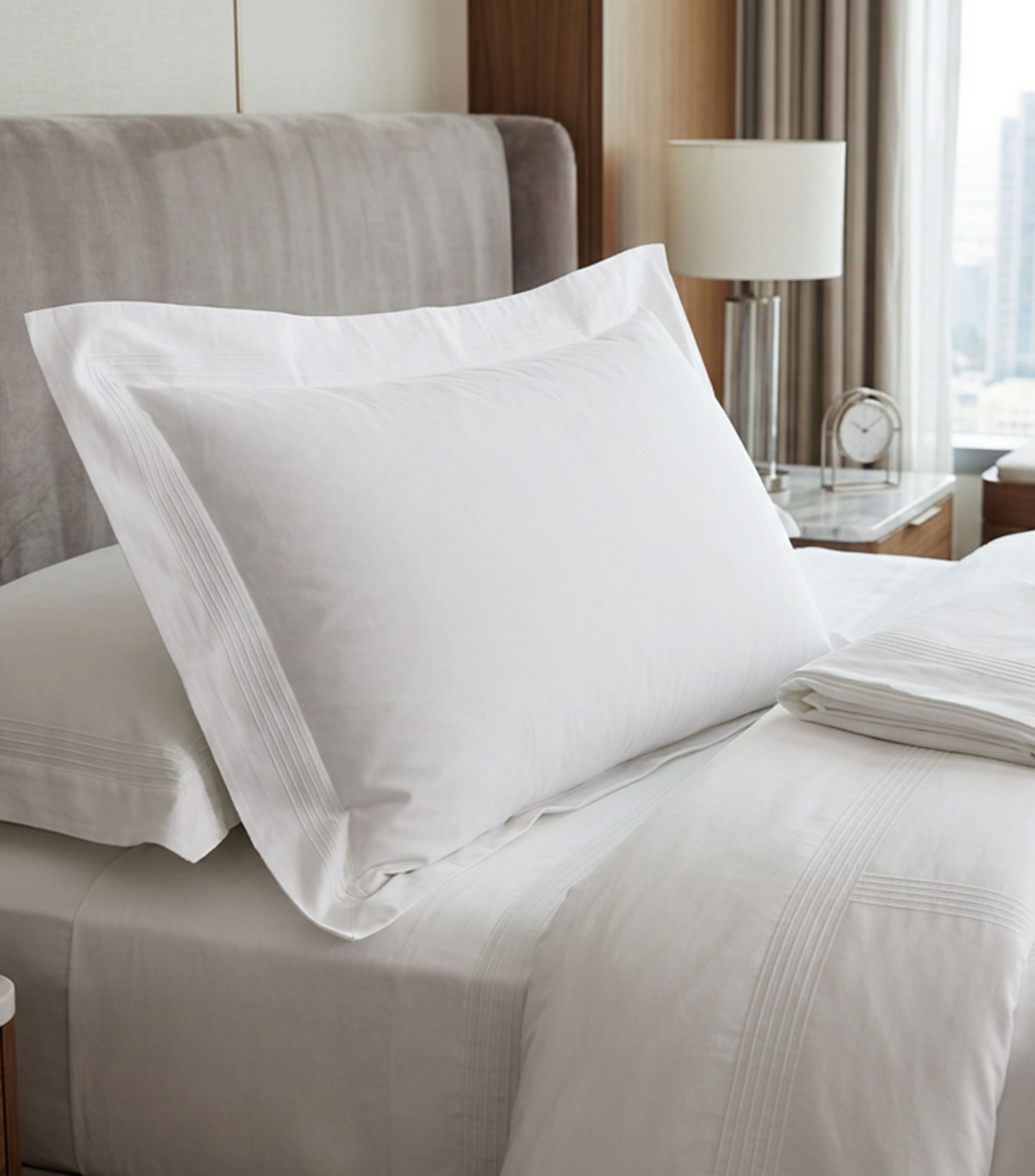 Funda para almohada King size en algodón Cruise
