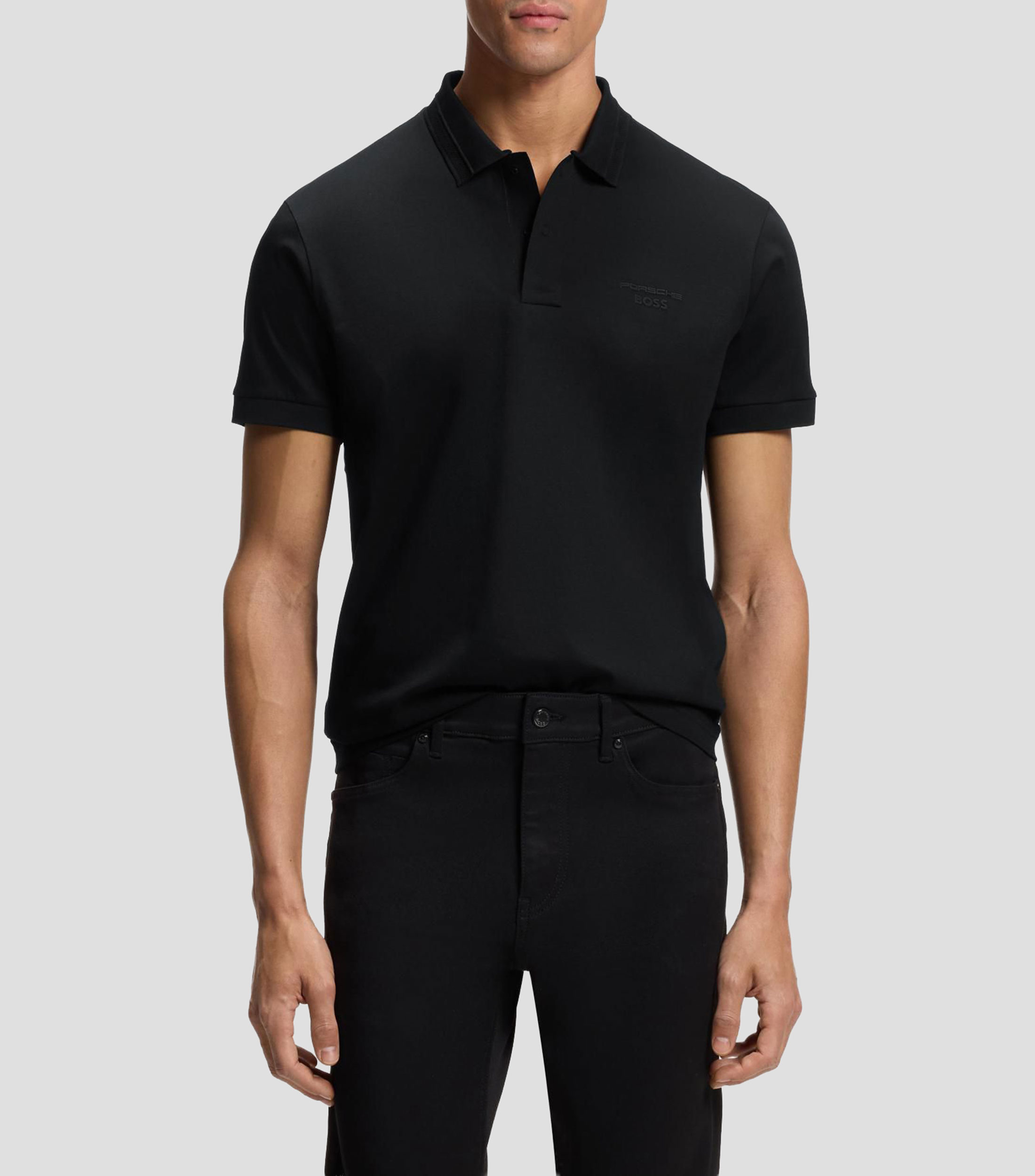 Polo Porsche x Boss en algodón mercerizado Hombre