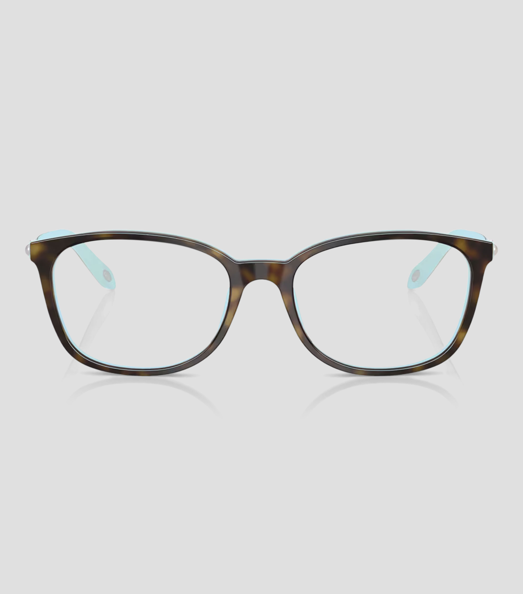 Lentes oftálmicos Cuadrados Havana Azul Mujer