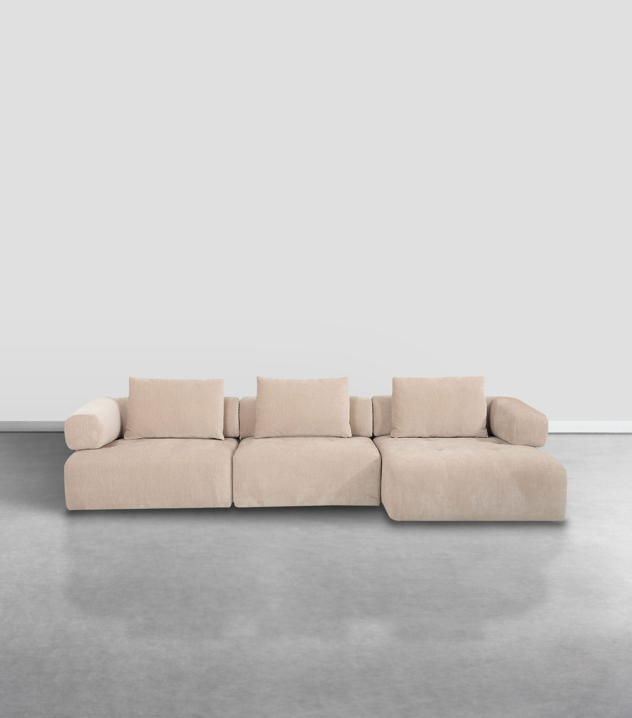 Sala modular derecha Mushroom en madera