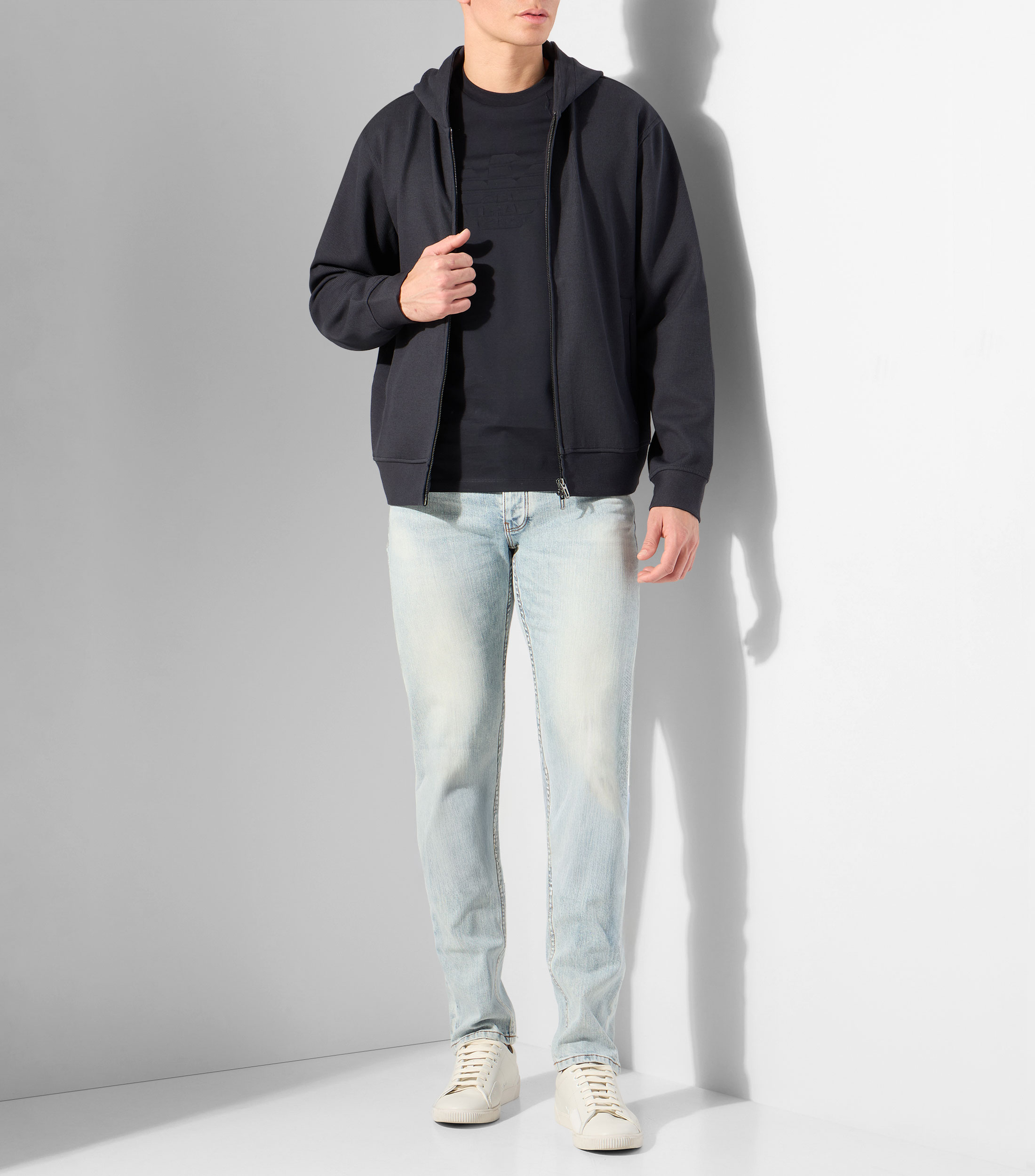 Sudadera con cierre y capucha Hombre