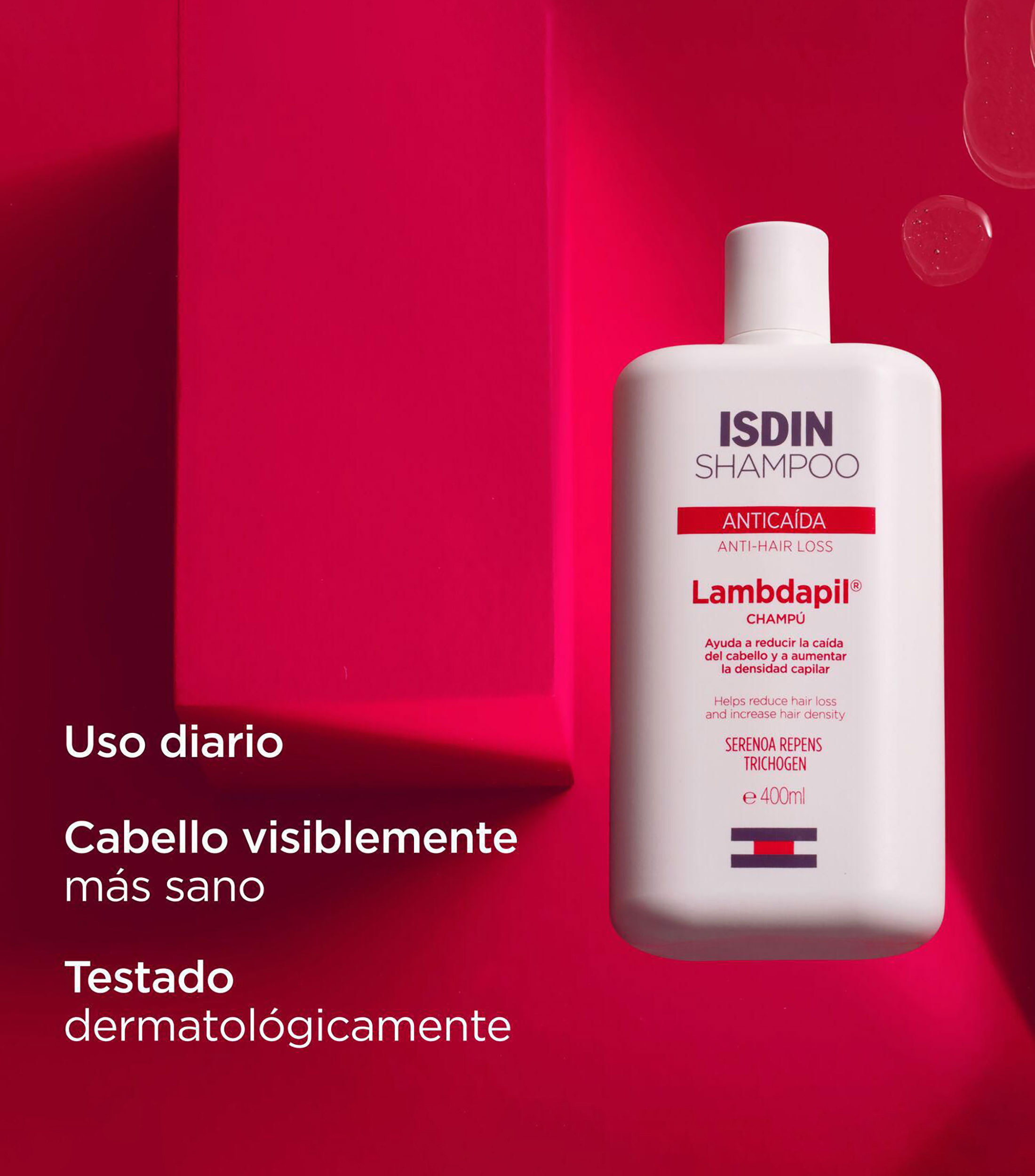 Shampoo Anticaída Lambdapil, 400 ml
