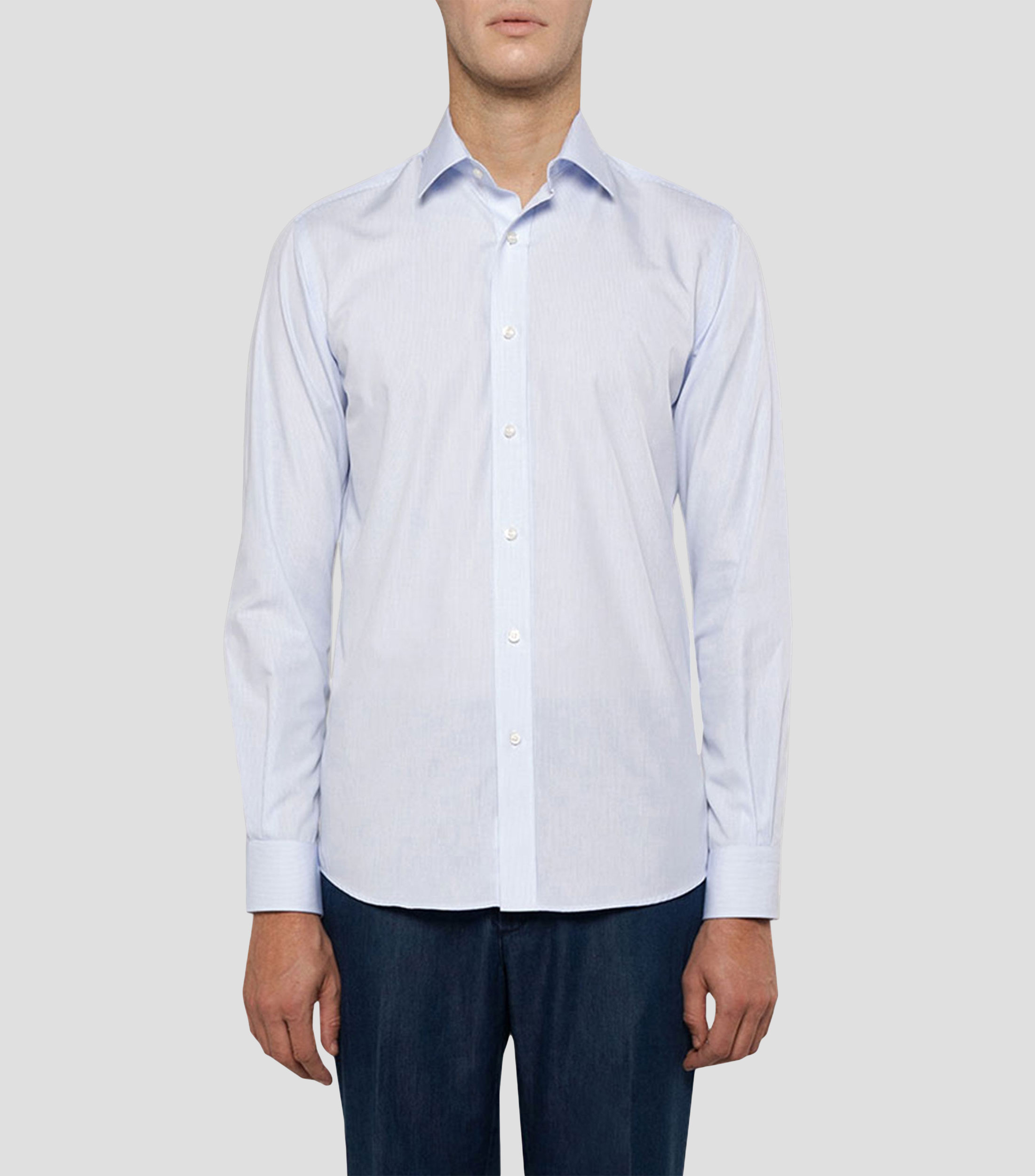 Camisa de vestir con microdiseño Hombre