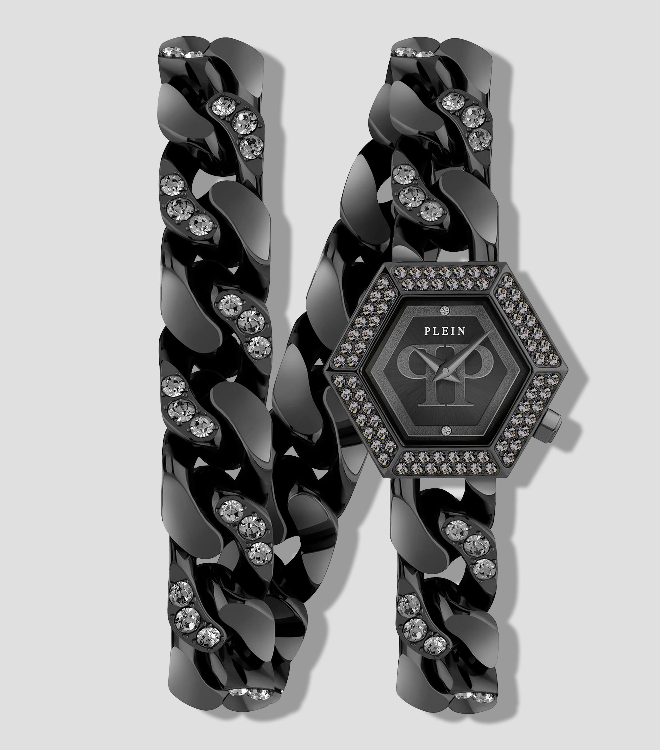 Montre à Quartz Philipp Plein Snake Hexagon, Argent, 28 Mm, PWZAA0123 - Iguana Sell FR