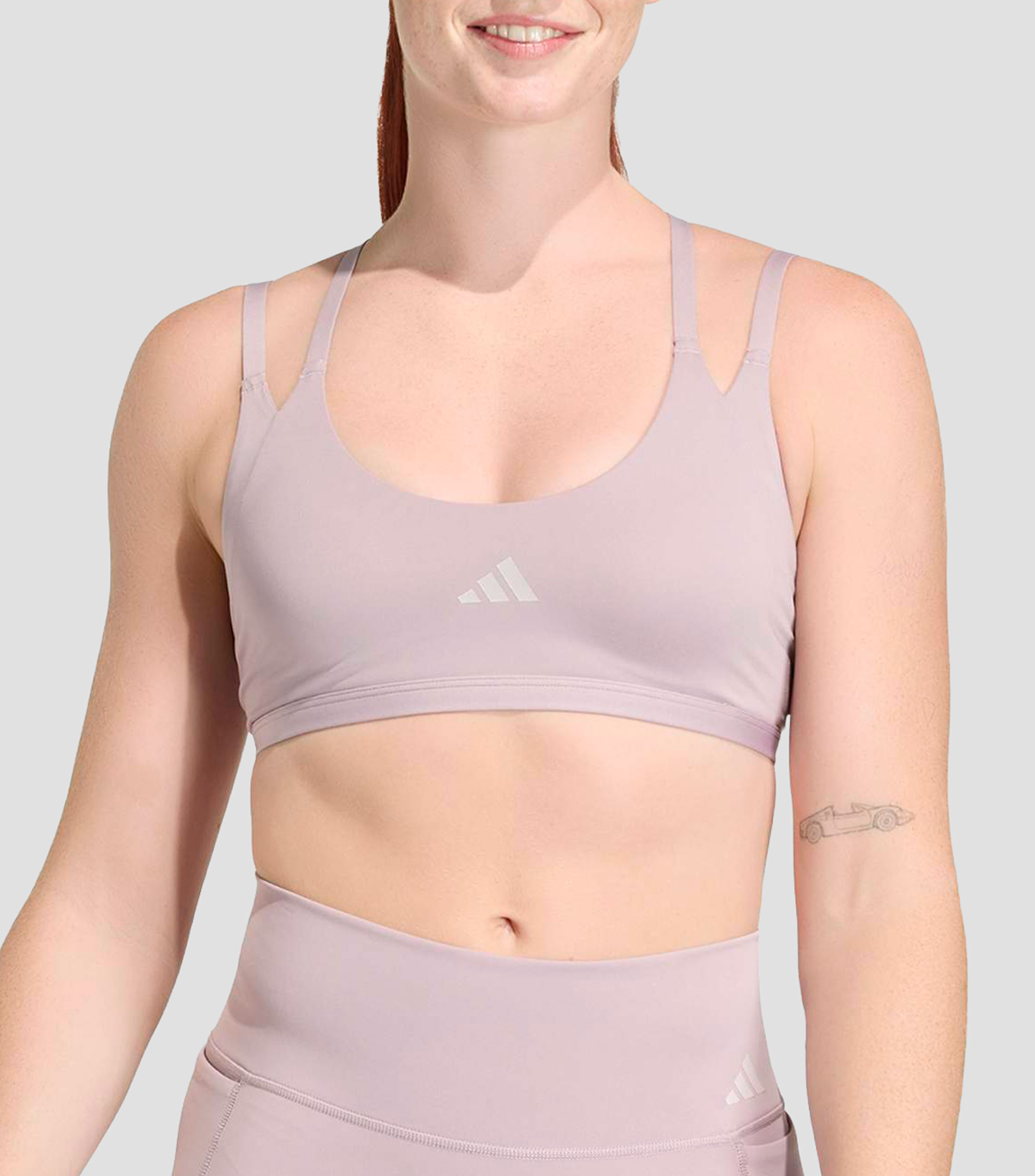 Top para entrenamiento Optimé Workout Strappy liso Mujer