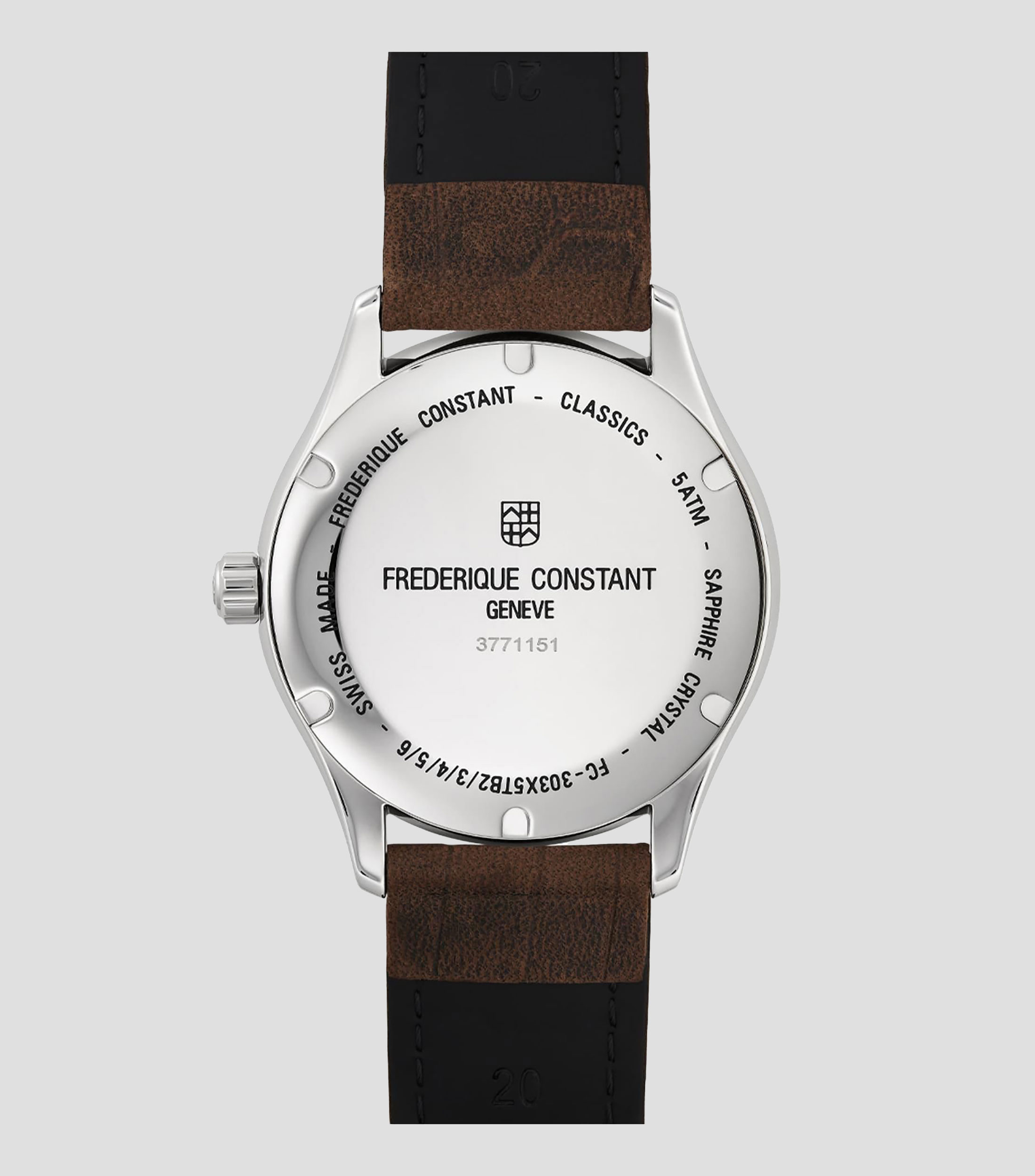 Reloj para Hombre Classic Index Casual Blanco, Plateado