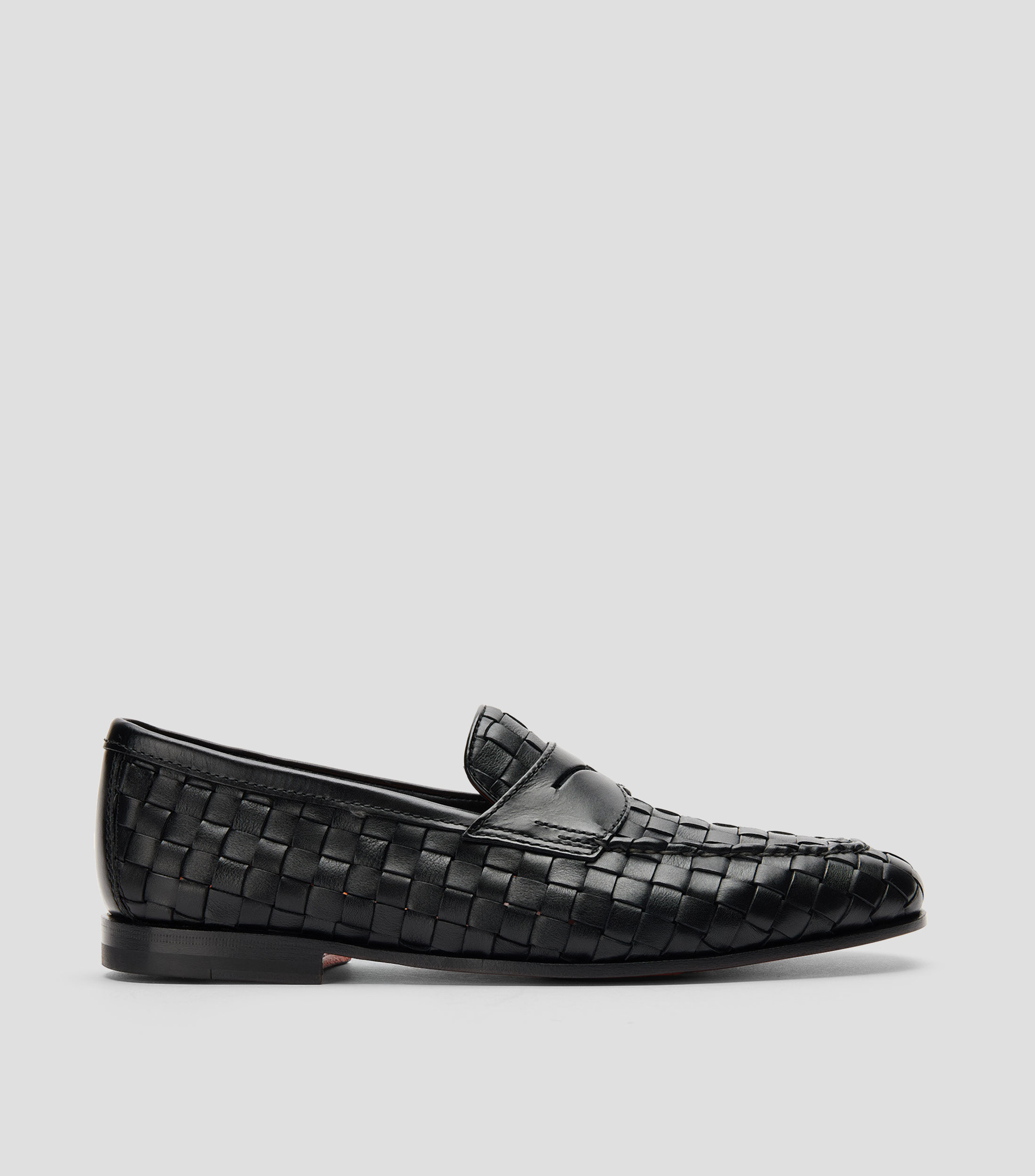 Mocasines Door en piel con trenzado Hombre