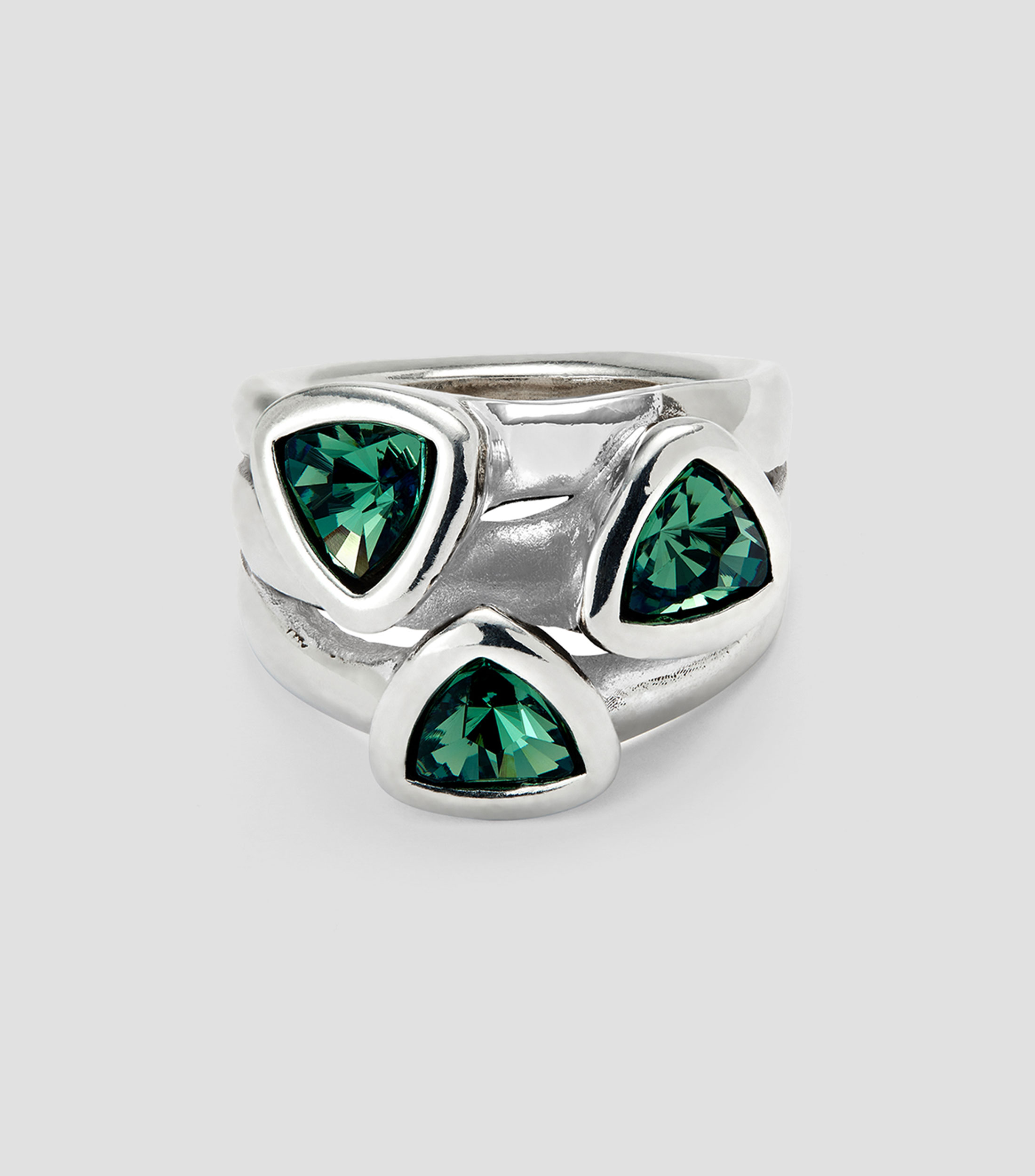 Anillo con tres triángulos Unisex