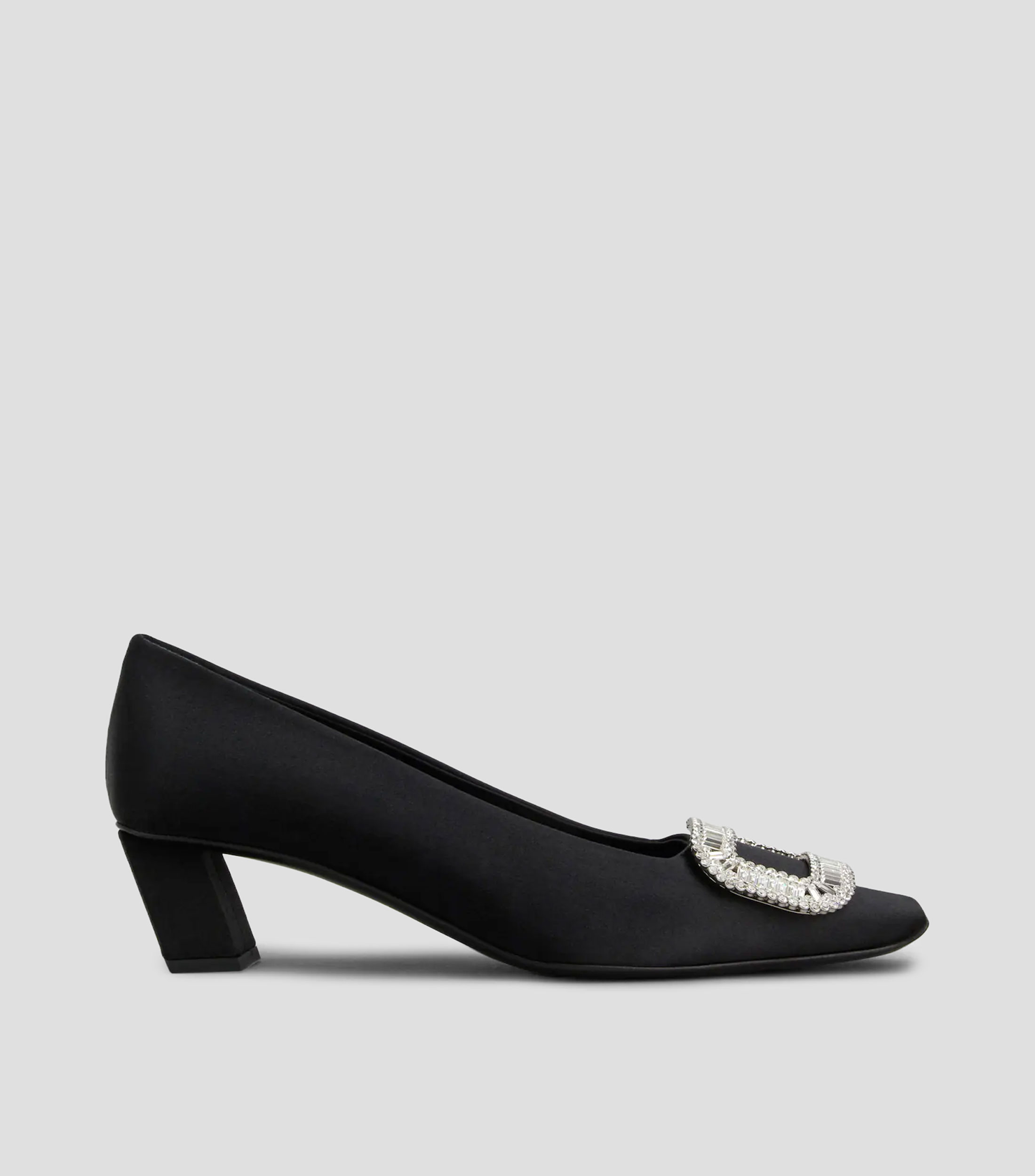 Zapatillas pump Belle Vivier con tacón bajo cuadrado Mujer
