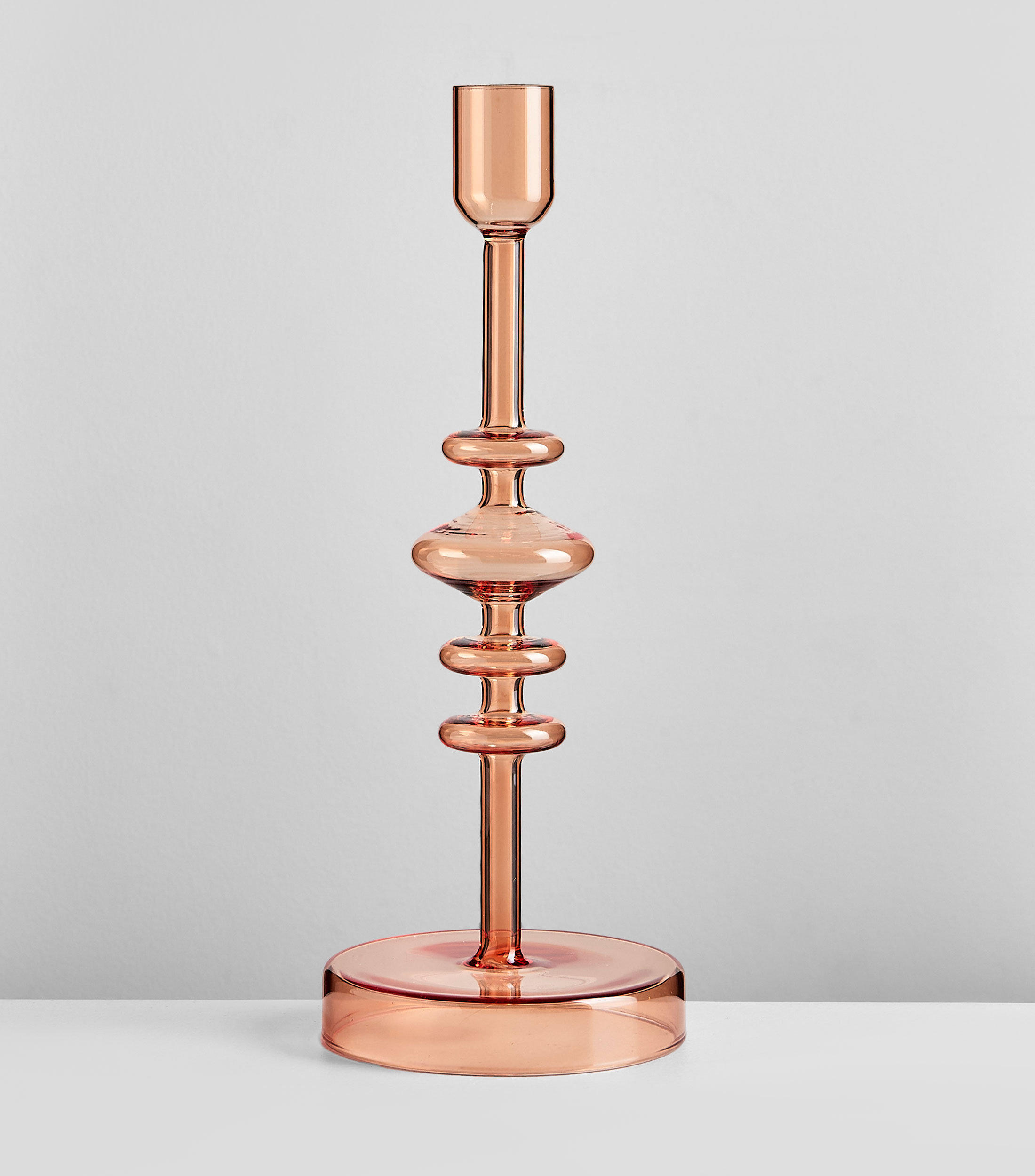 Candelero Like Home en cristal