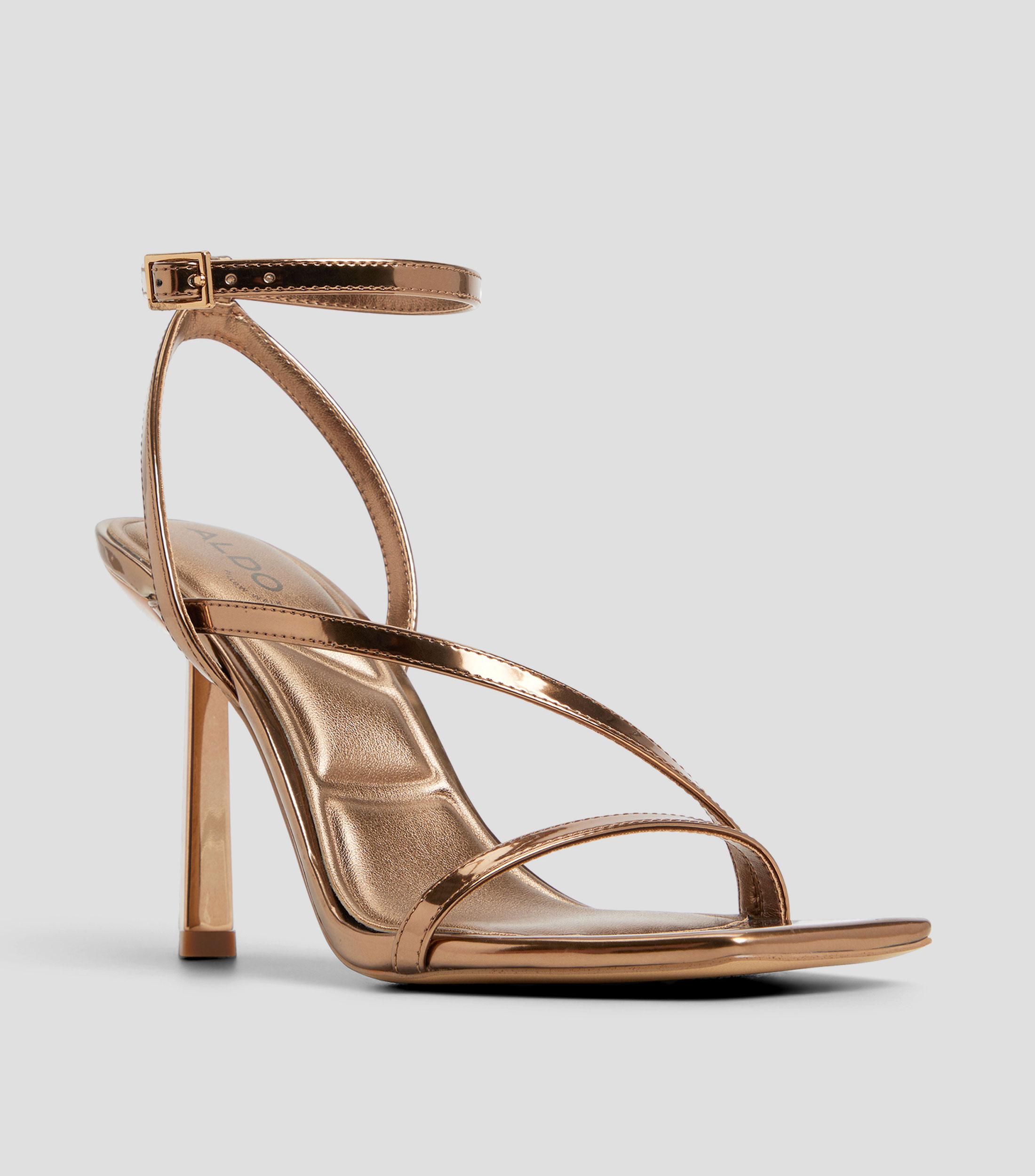 Sandalias con pulsera tacón alto de aguja Mujer