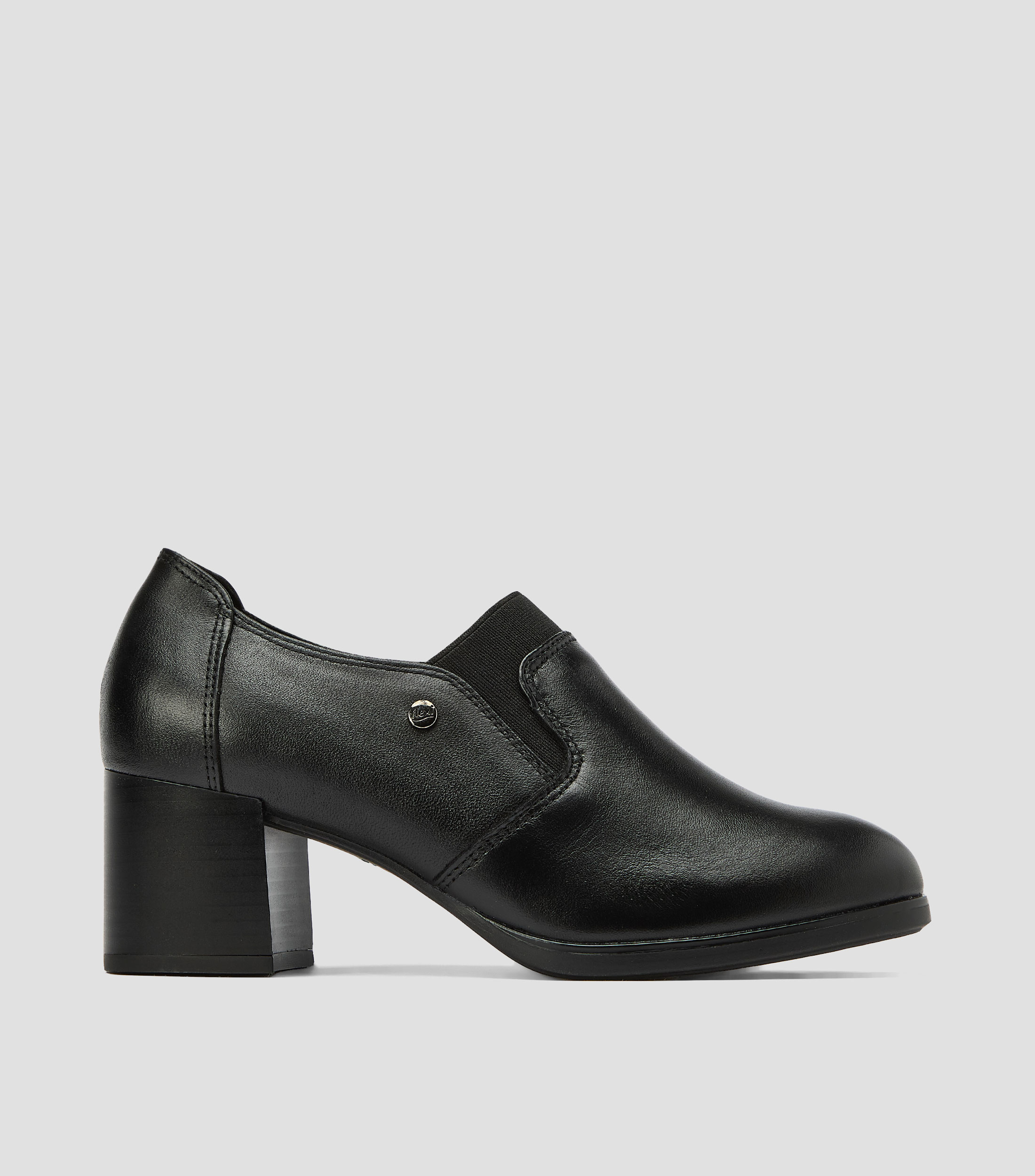 Zapatillas Slip on Mercedes con tacon bajo cuadrado Mujer