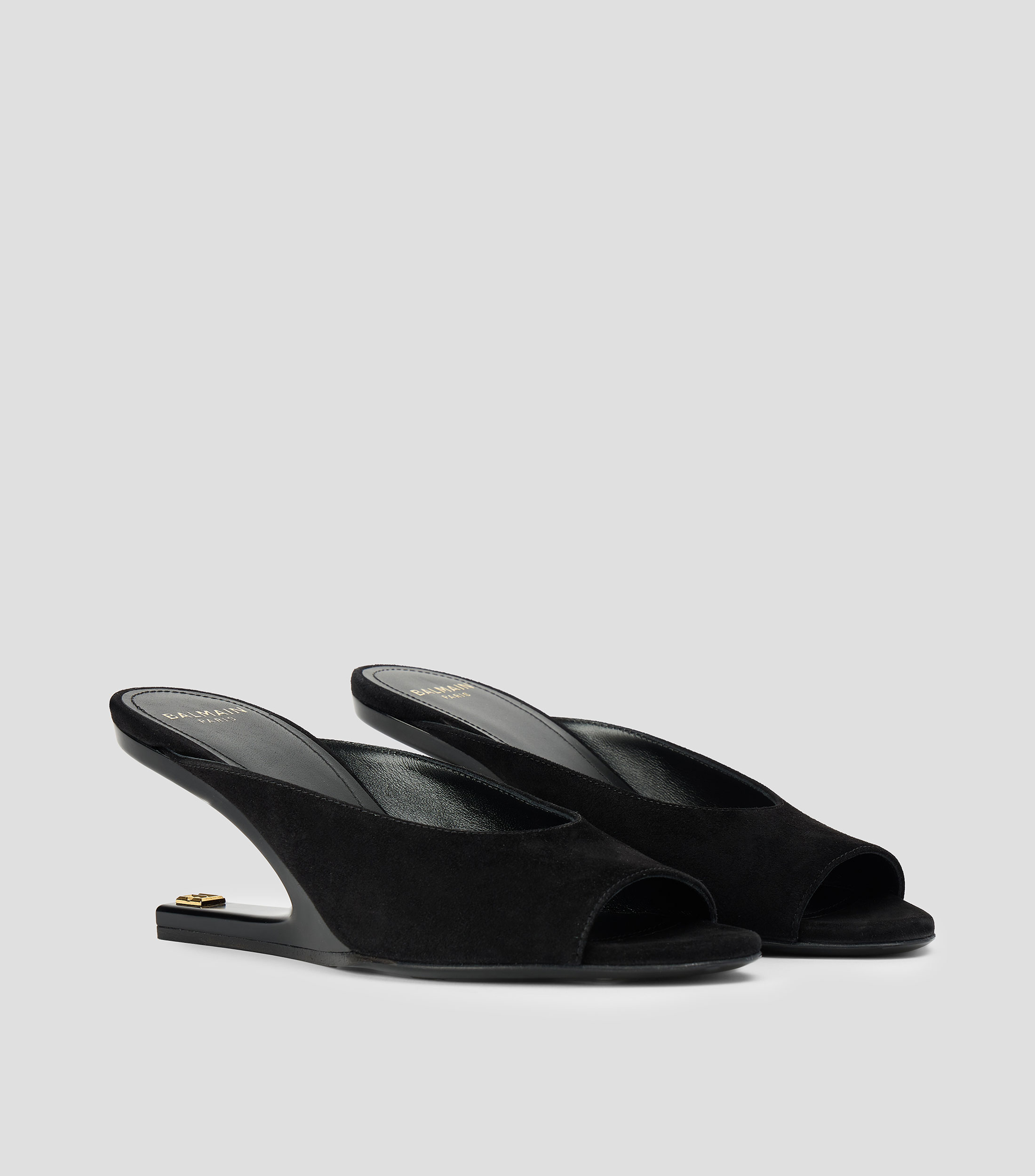 Sandalias con tacón medio cuadrado Mujer