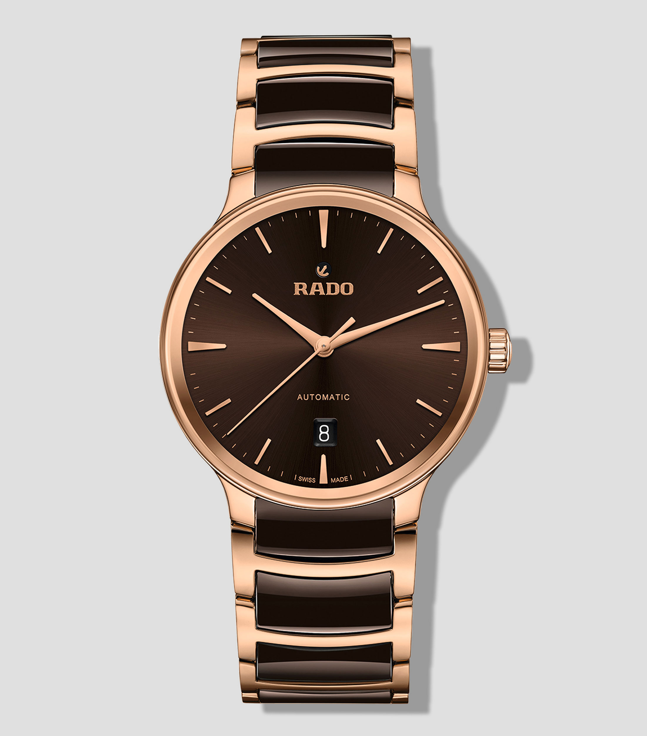 Reloj Unisex Automático Centrix Classic Carátula Café