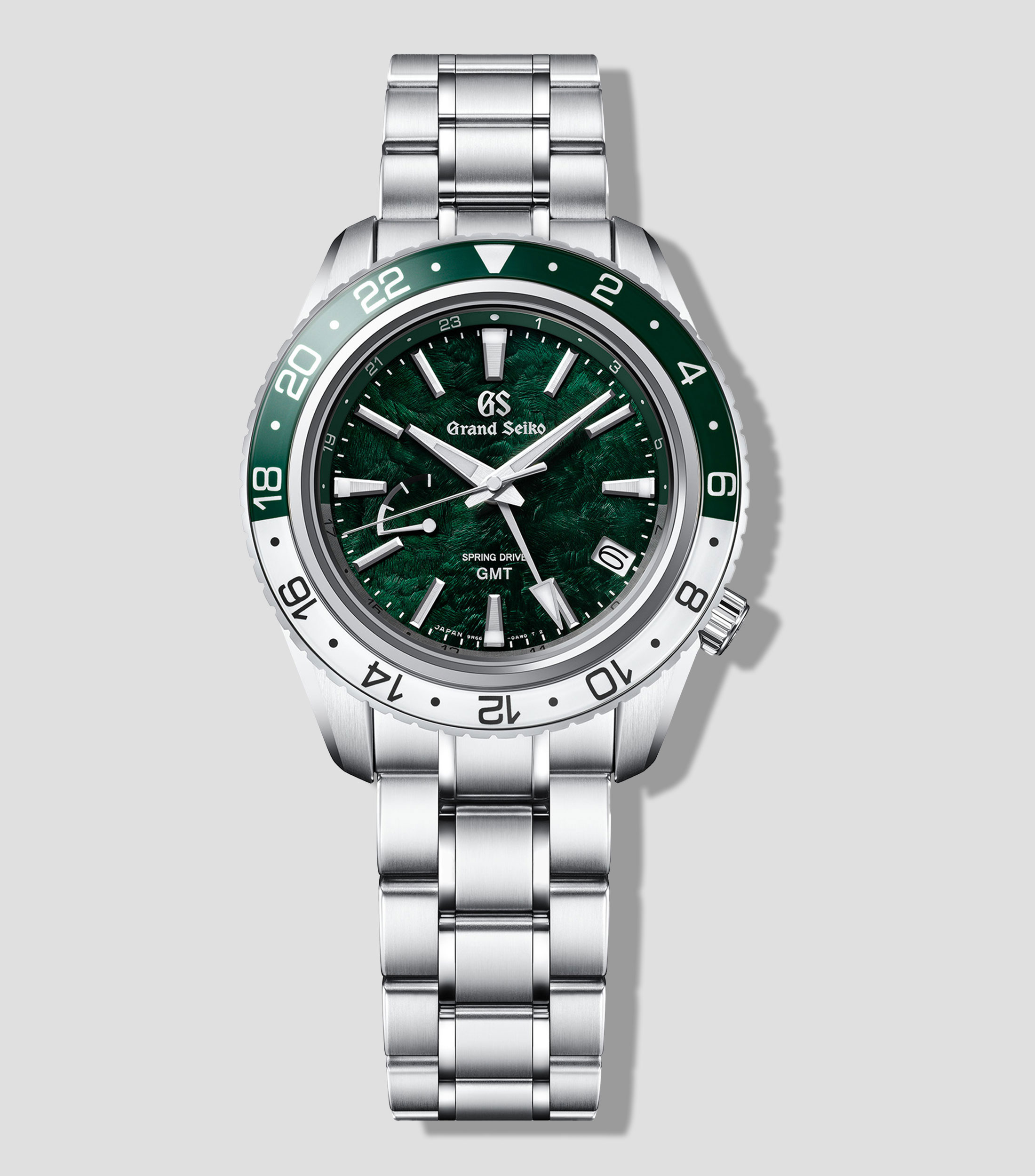 Reloj para Hombre casual Sport plateado, verde