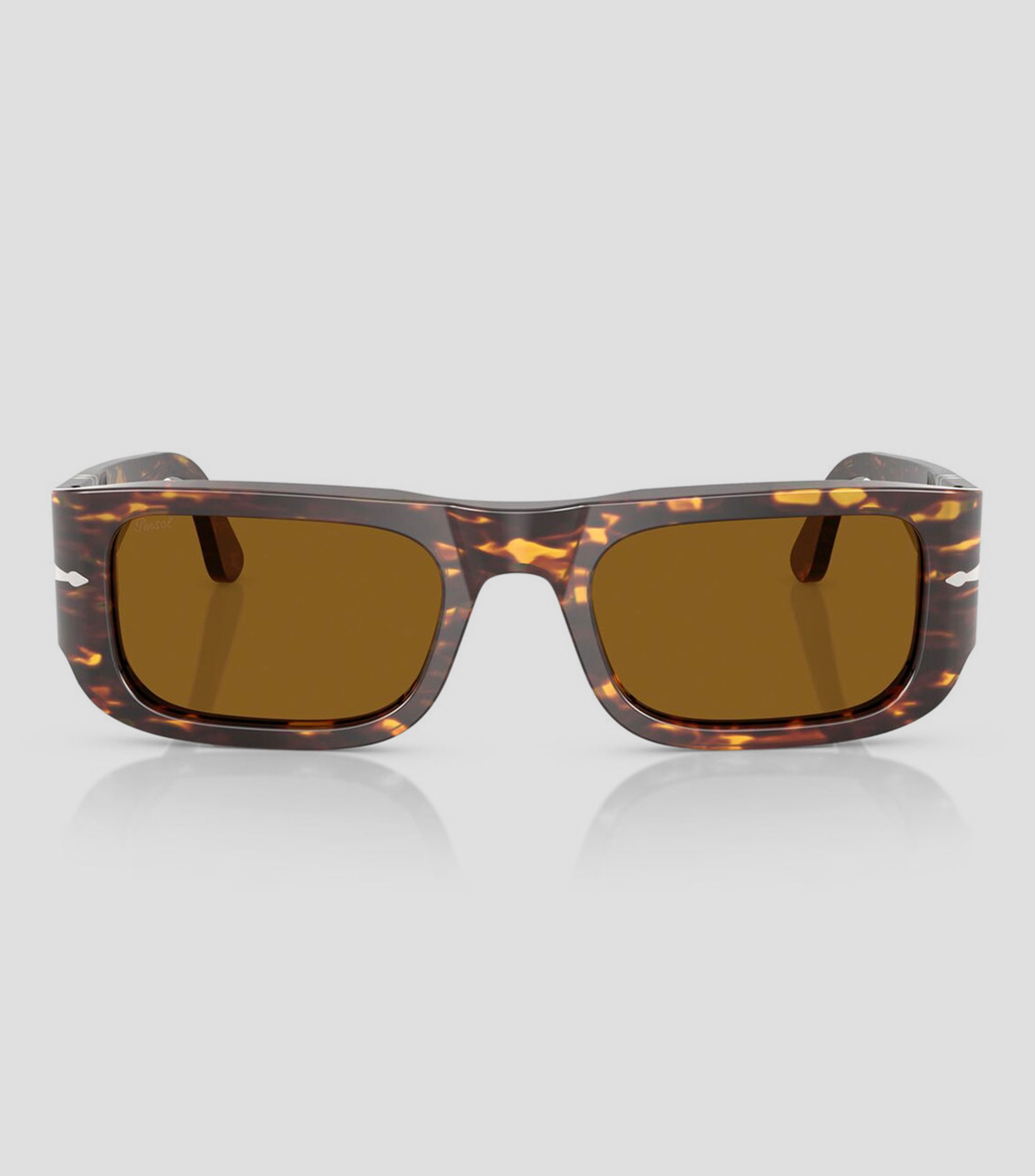 Lentes de sol rectangulares carey Unisex