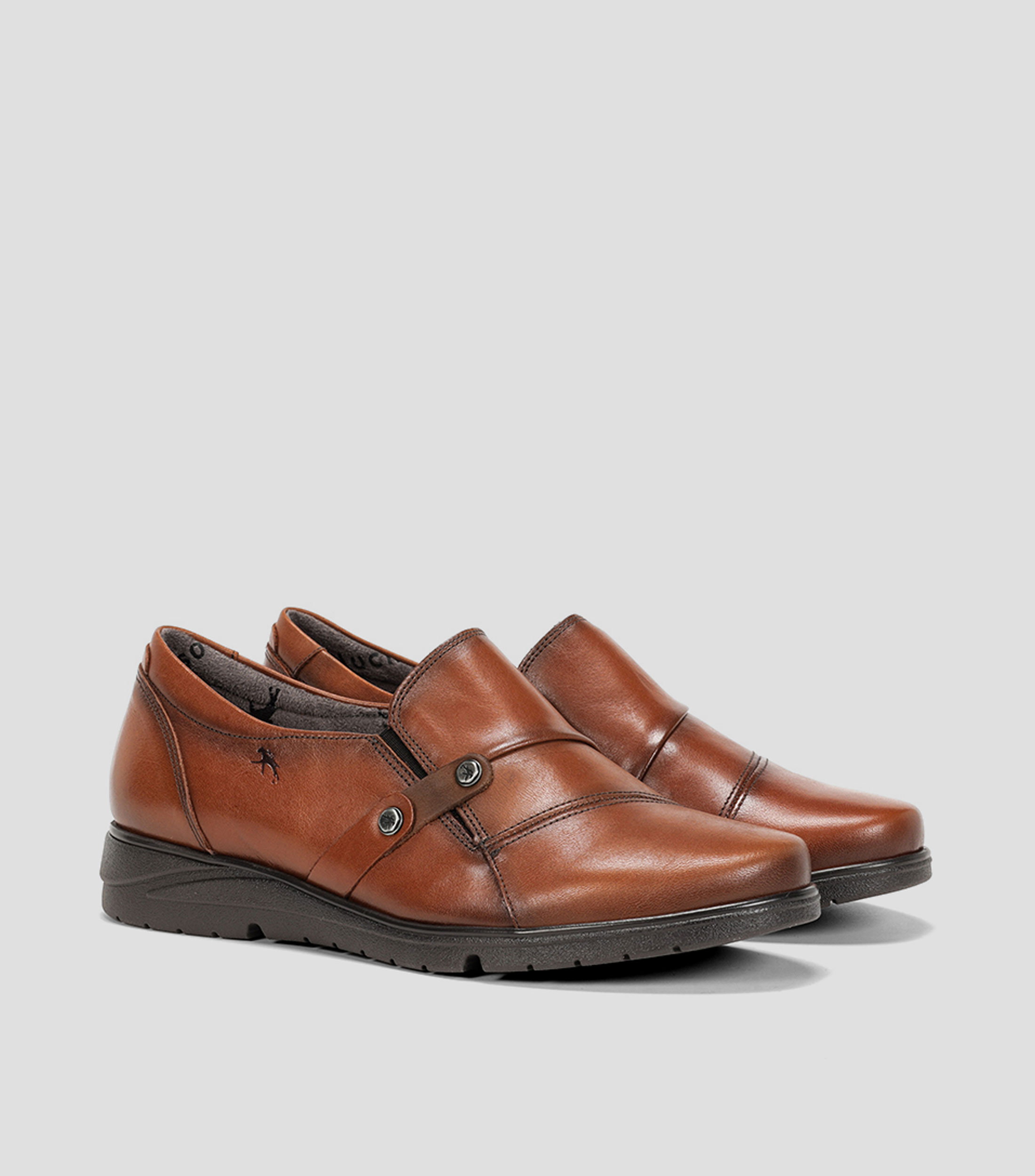 Mocasines en piel Mujer