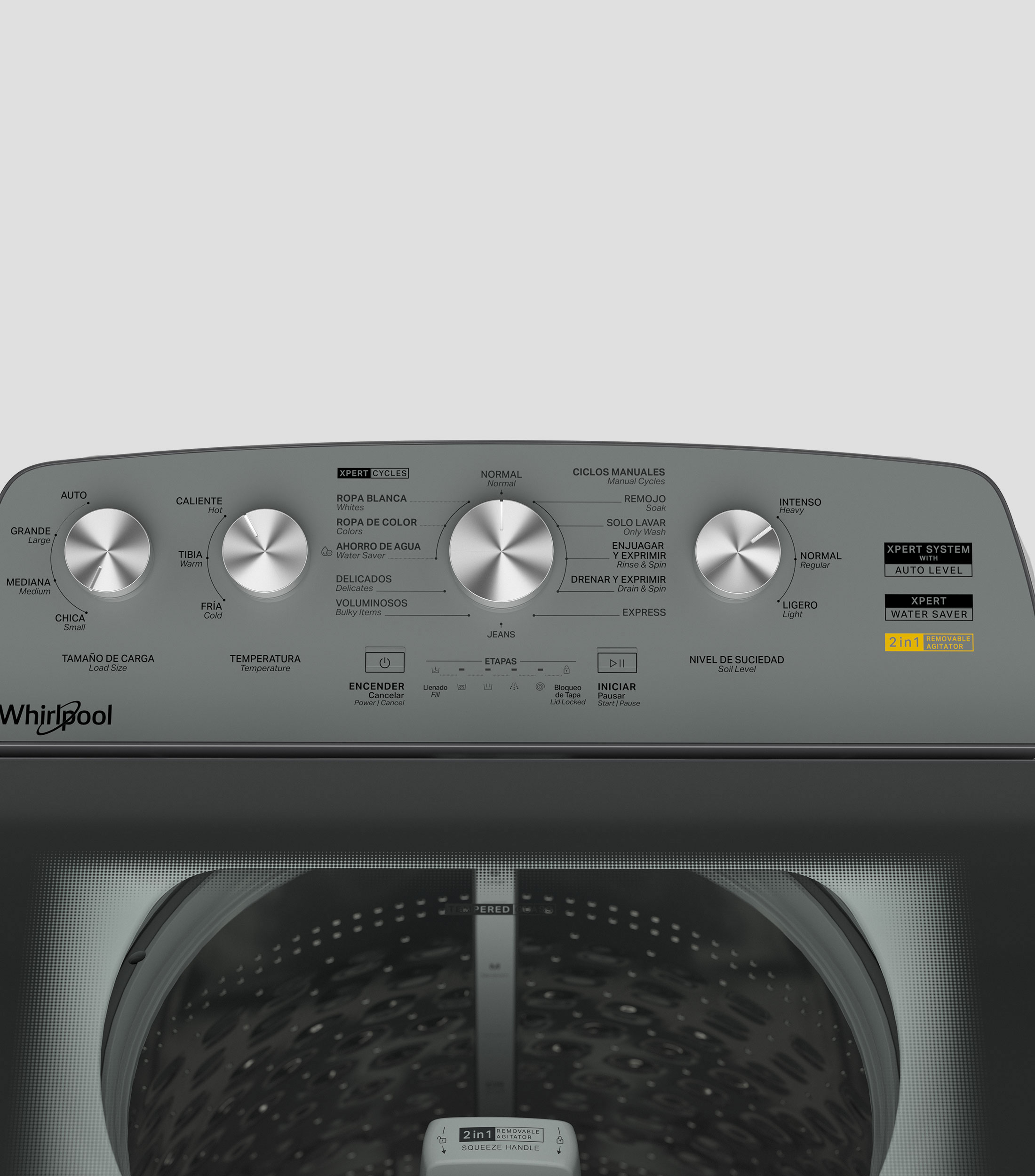 Lavadora Electrica 22 Kg Xpert Carga Superior 8MWTW2254WRM
