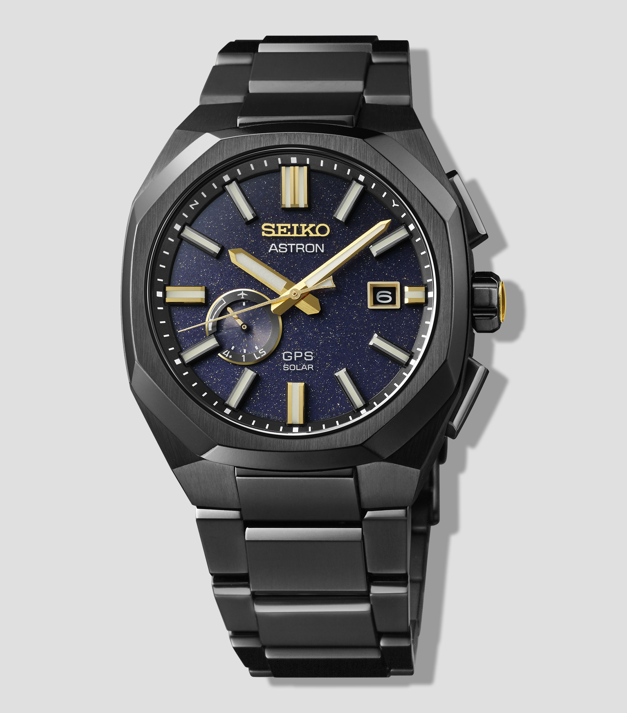 Reloj para Hombre Astron Solar GPS edición especial negro