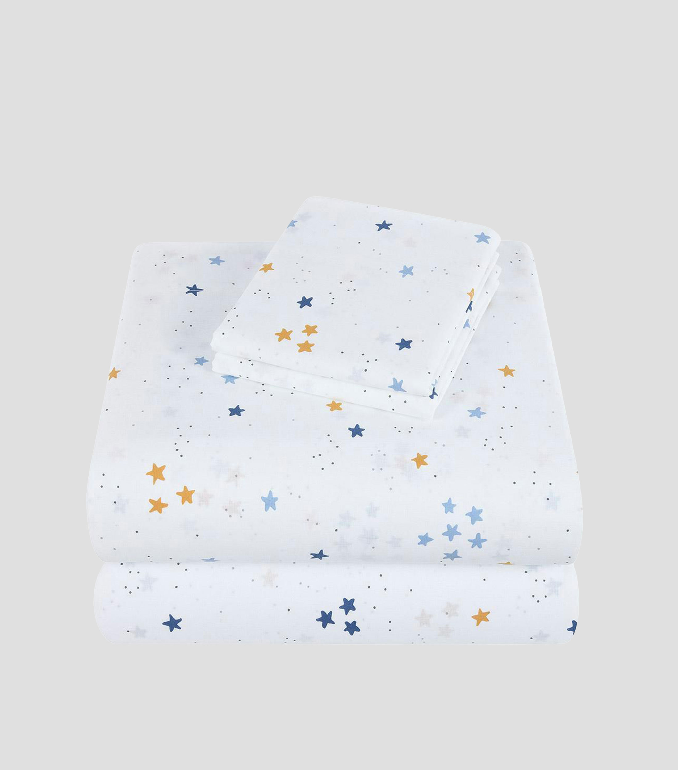 Juego de sábanas matrimonial Kids Starline blanco