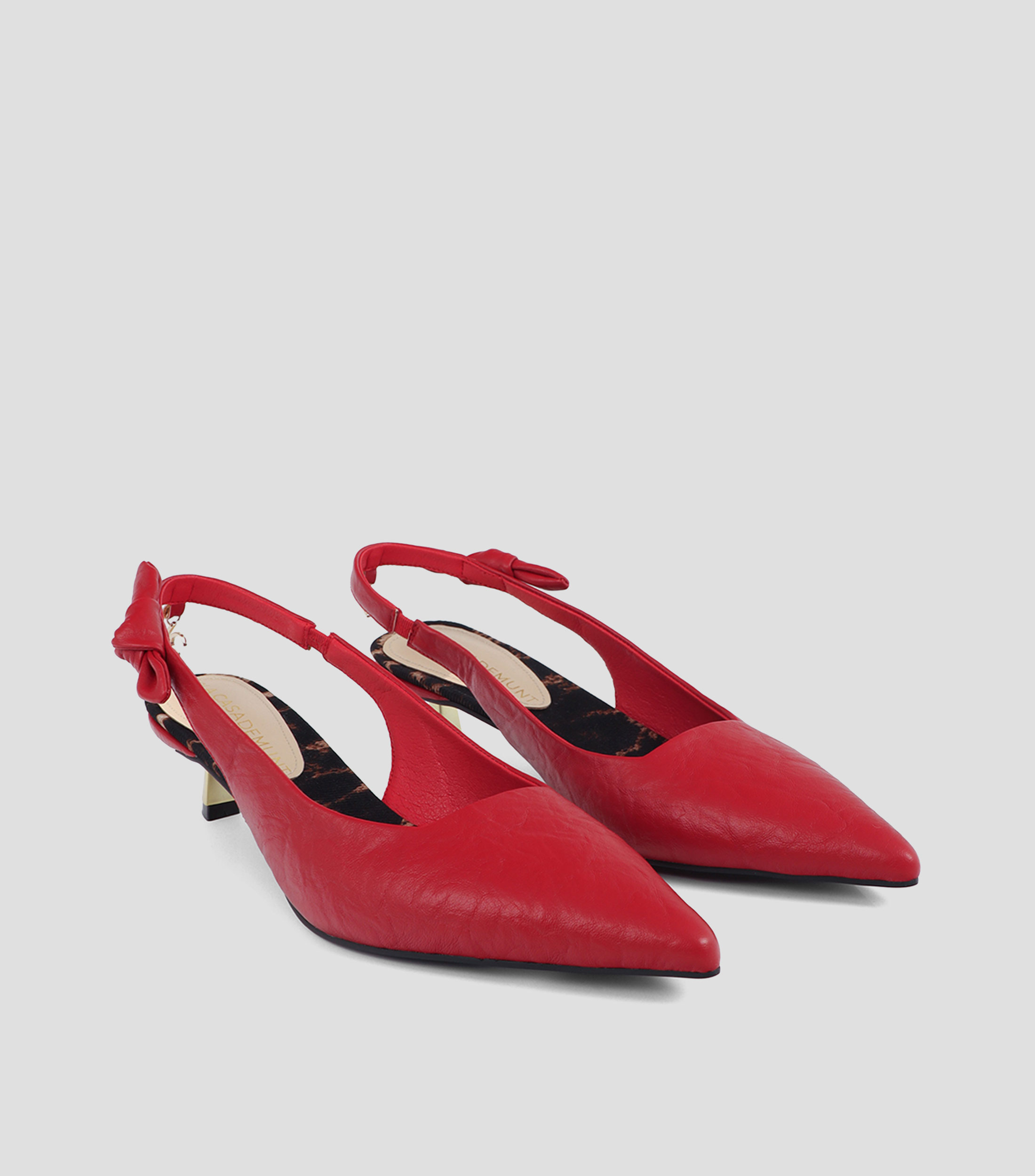 Zapatillas con Tacón Delgado de 5 cm Mujer