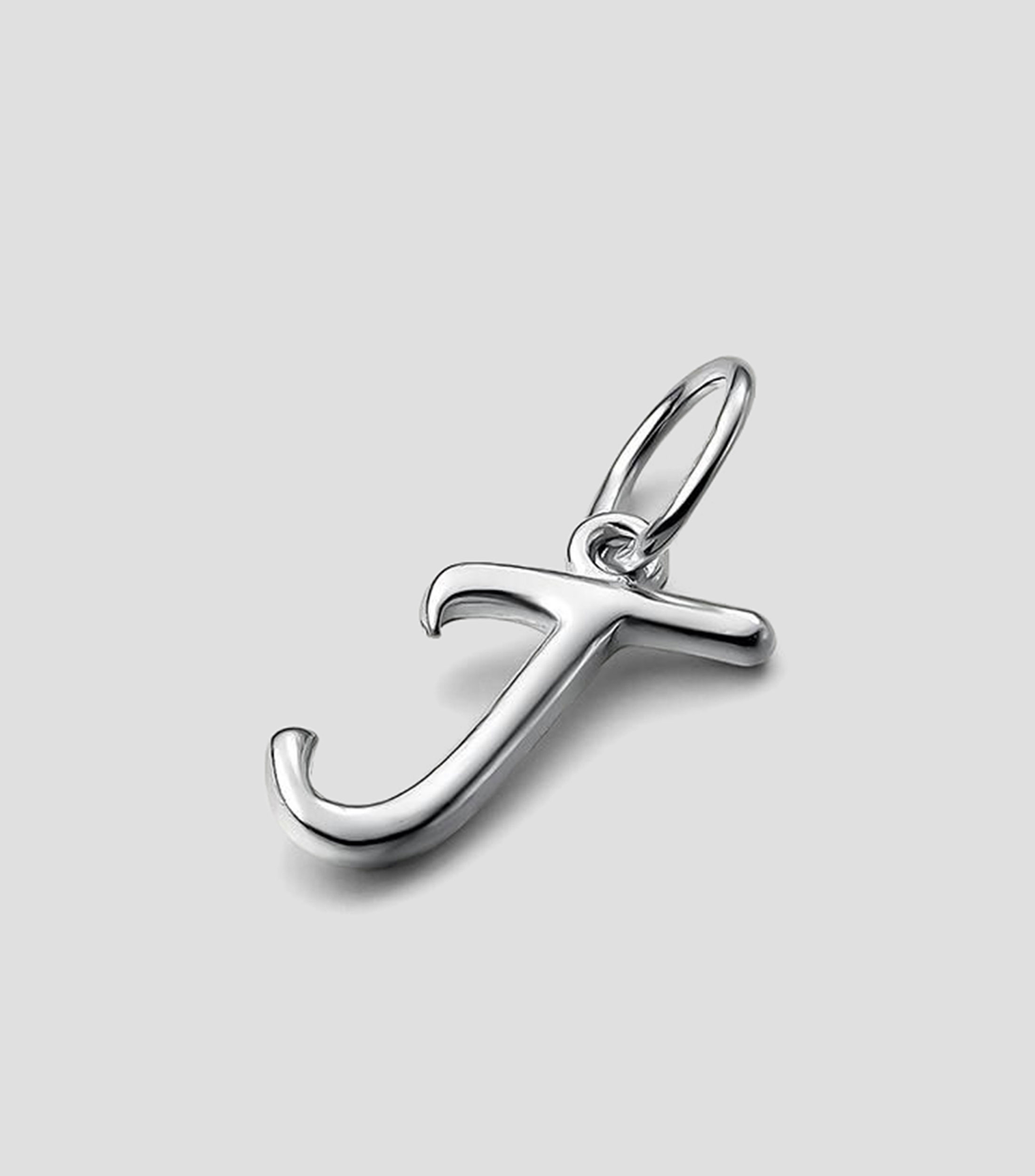 Charm letra "J" en plata .925 Mujer