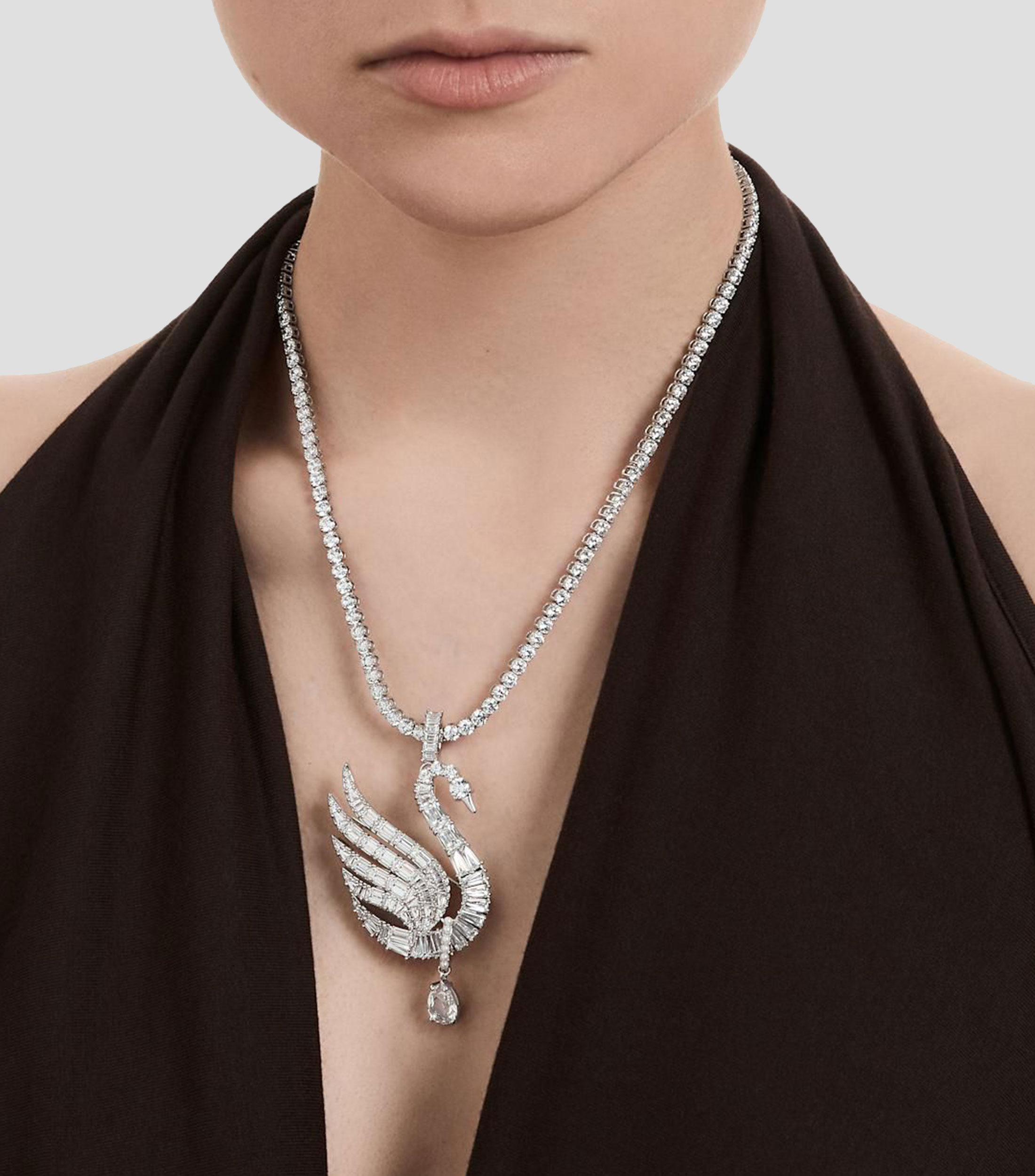 Collar con cisne majestuoso Vienna Mujer