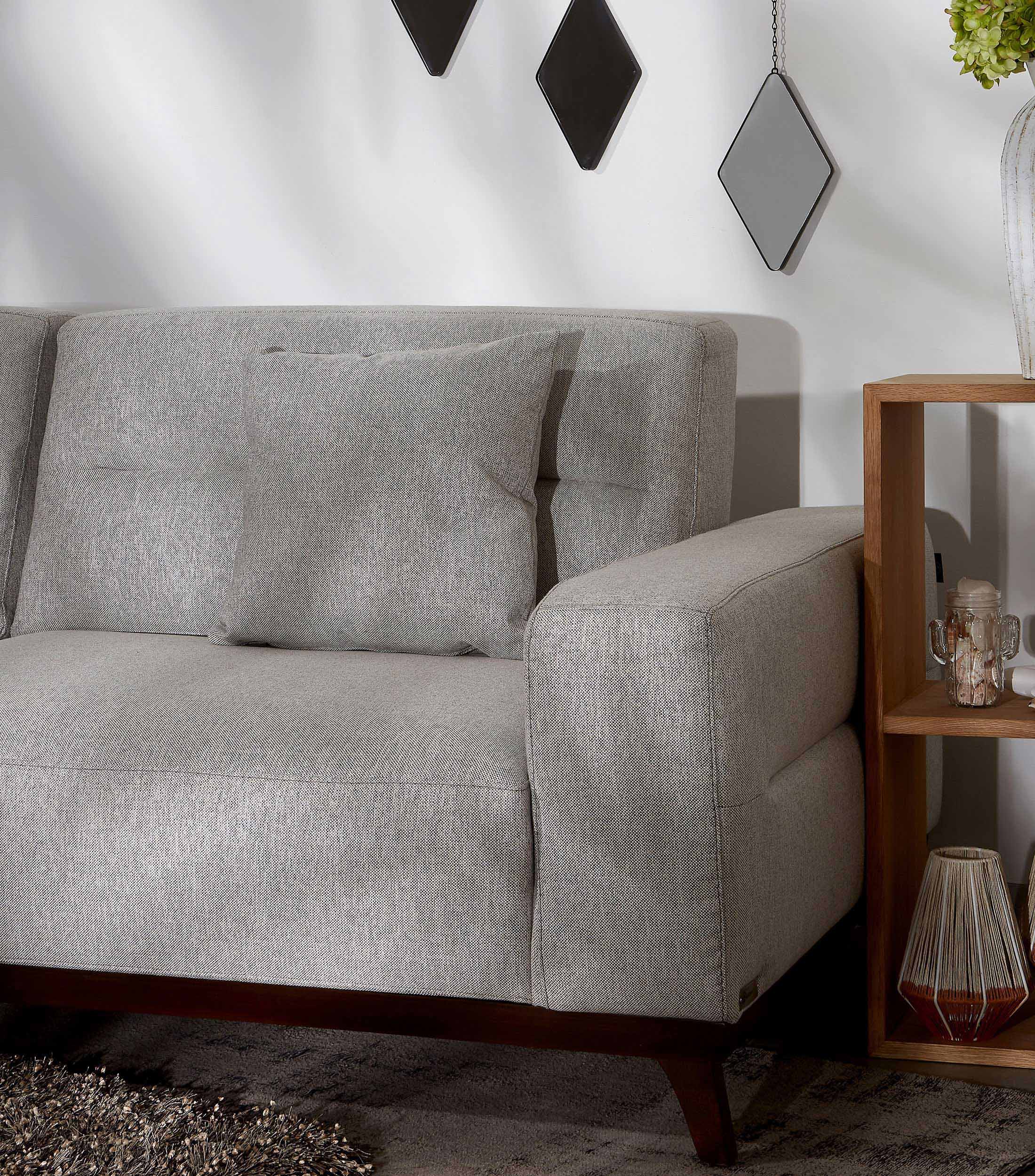 Sofa 4 Asientos Yukio Gris
