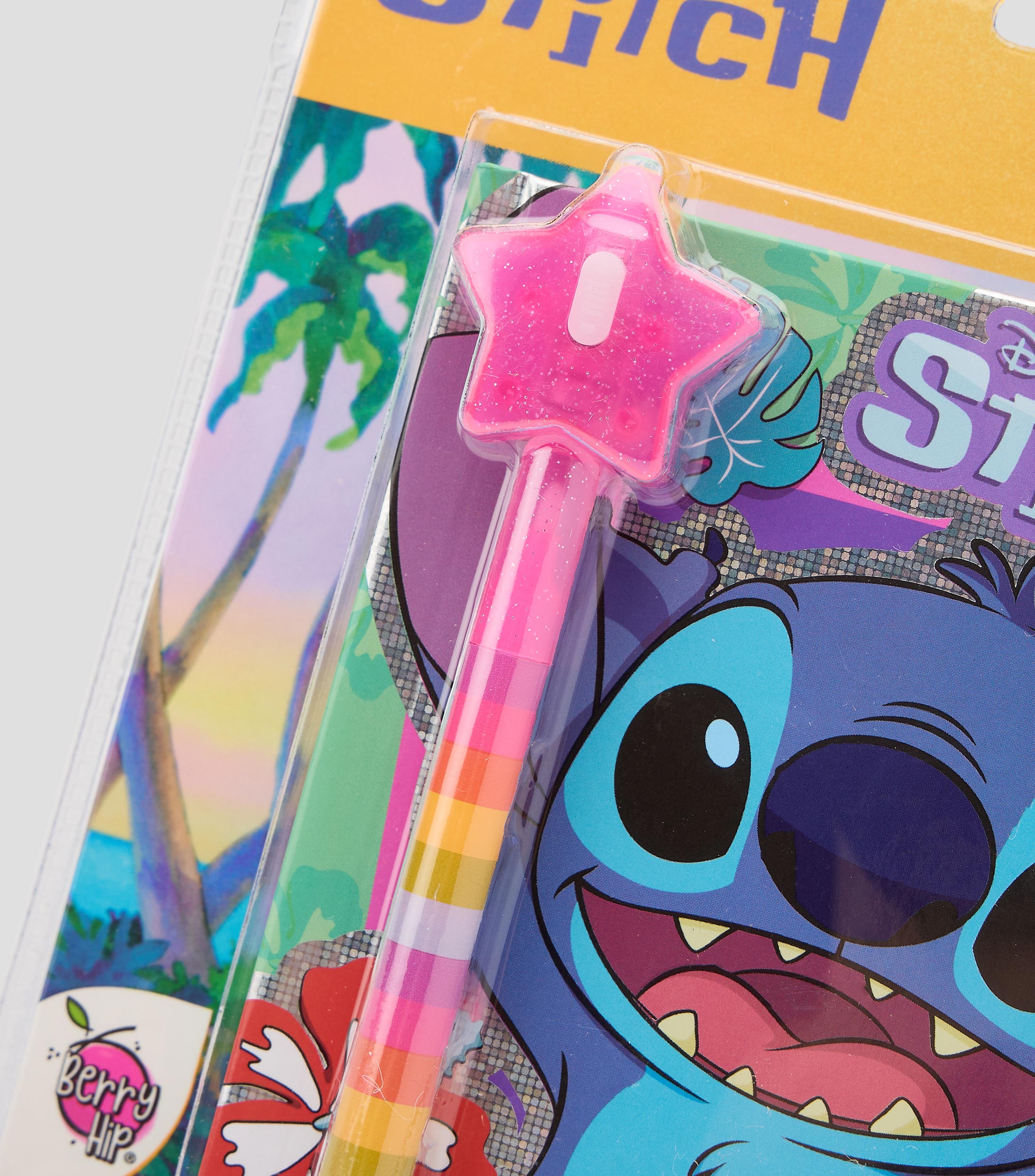 Diario con pluma invisible y linterna Stitch