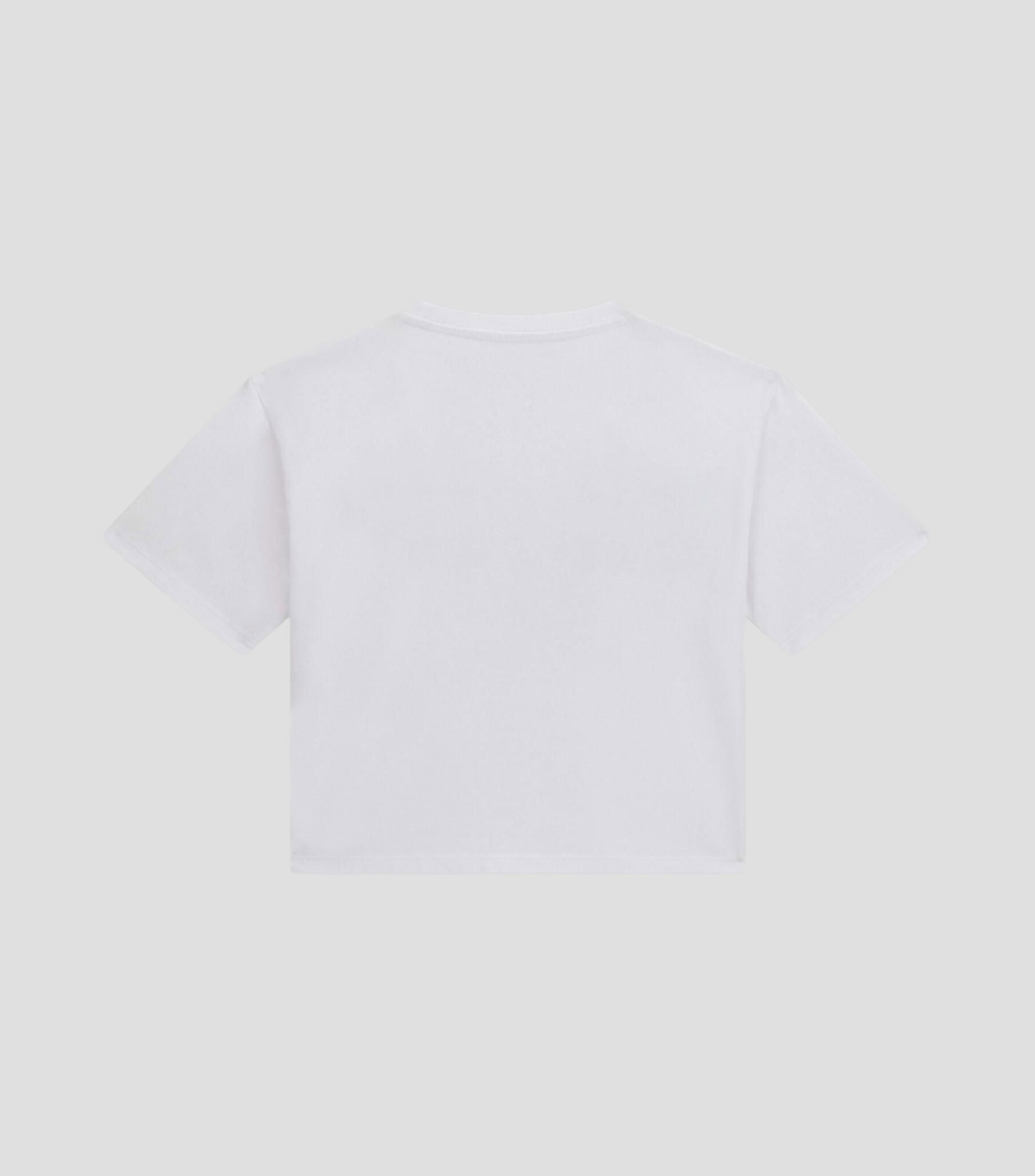 Playera cuello redondo manga corta estampada Niña
