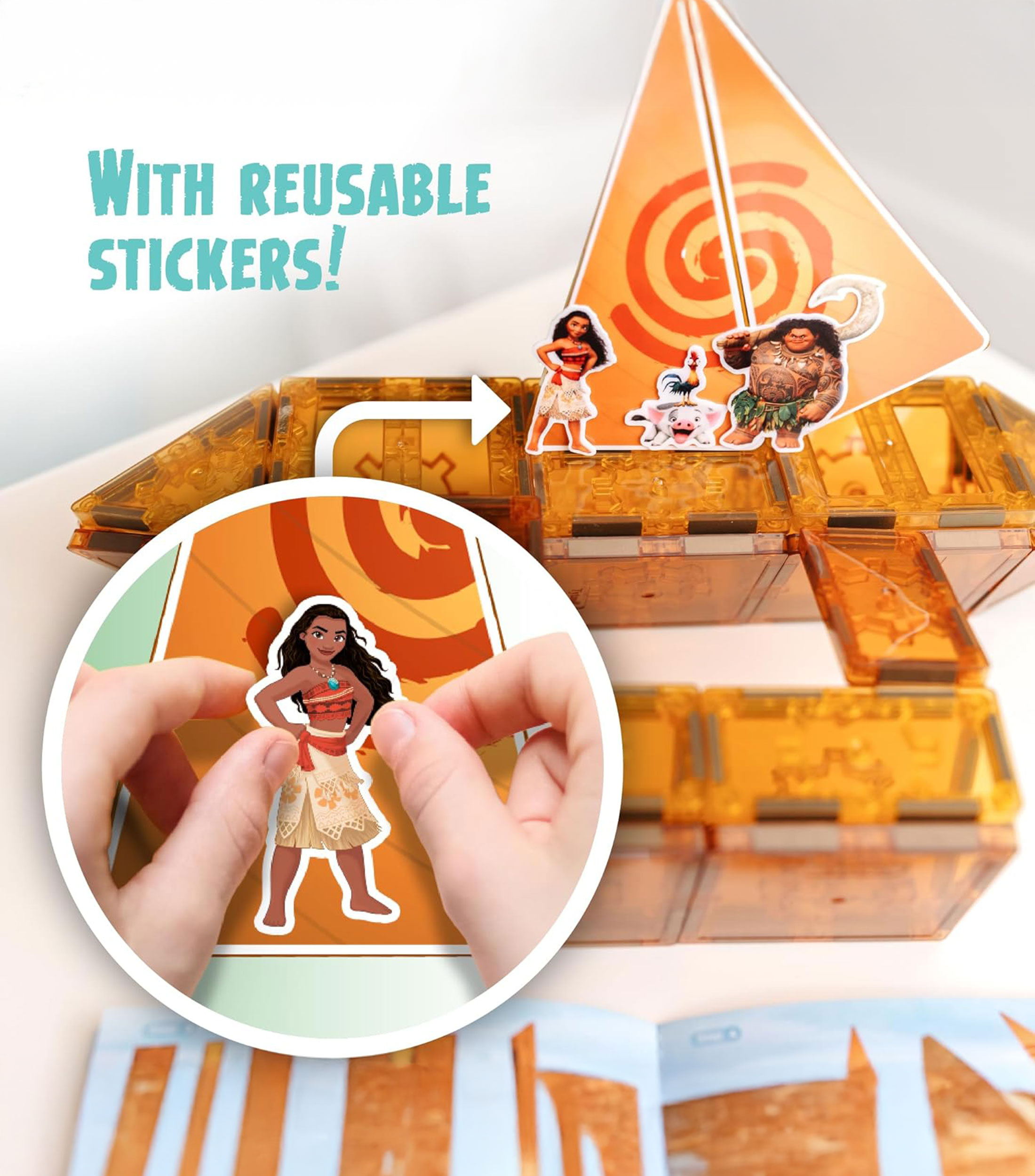 Playset Moana - Bloques magnéticos