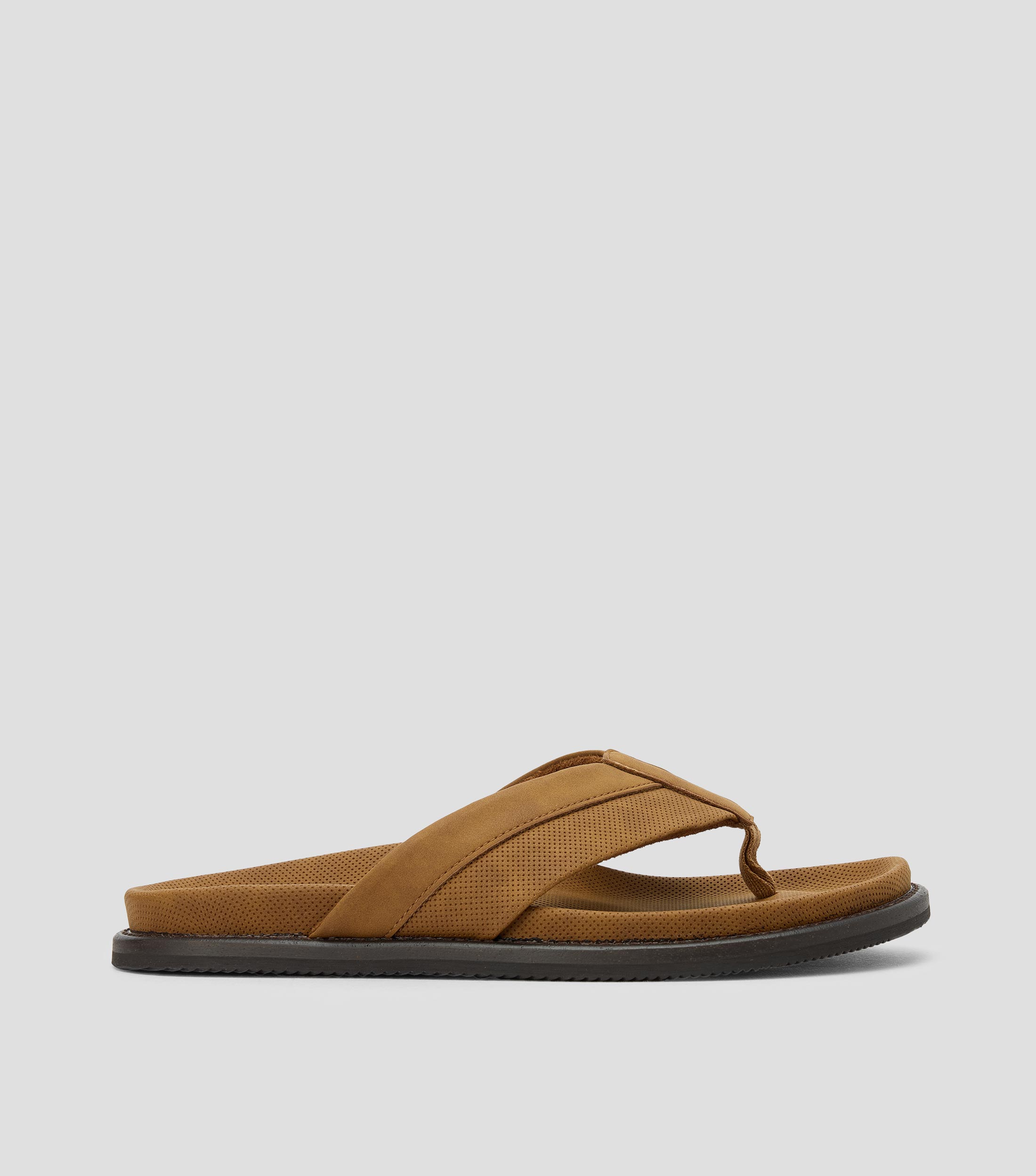 Sandalias planas pata de gallo Hombre