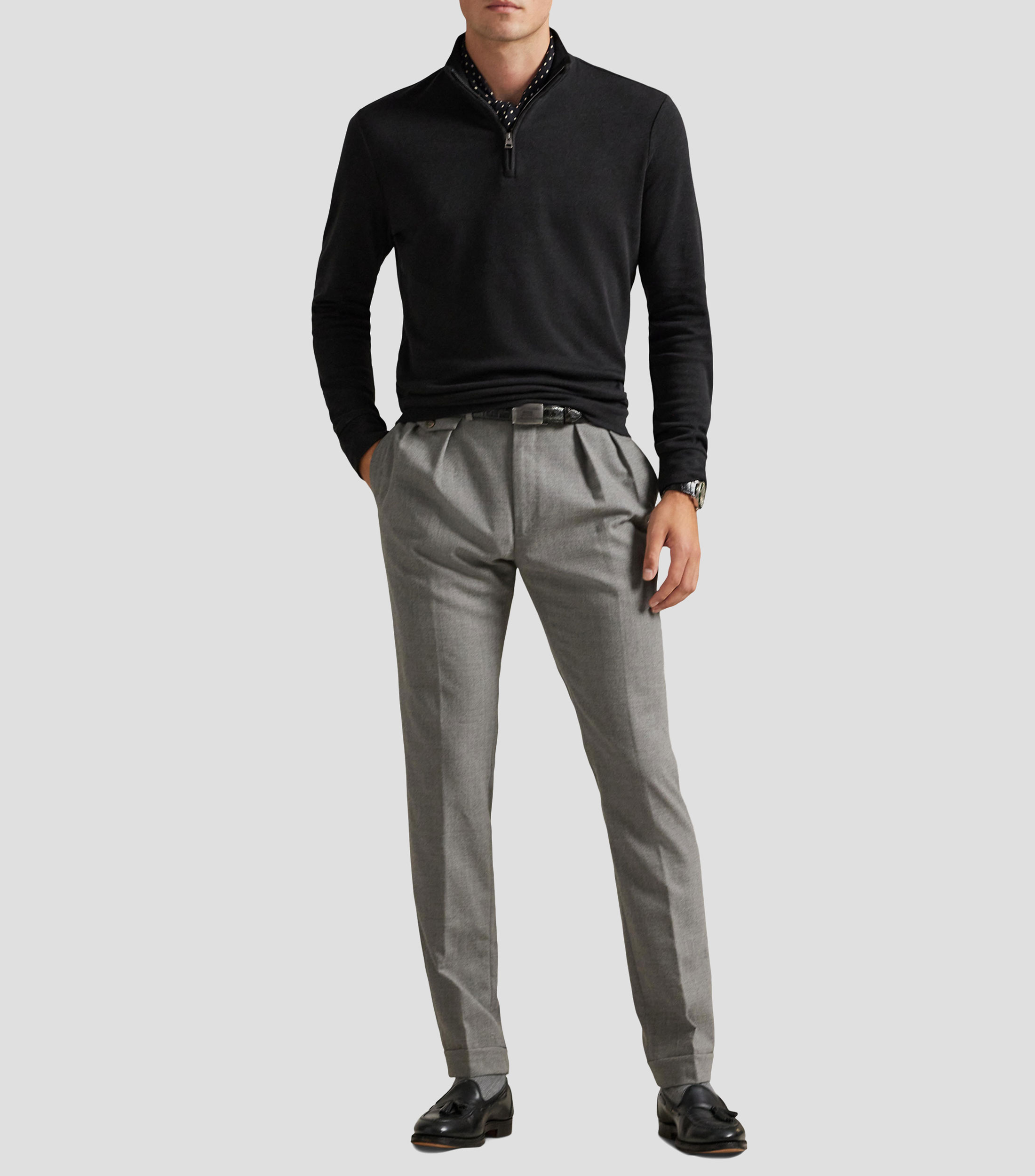 Suéter cuello alto Hombre