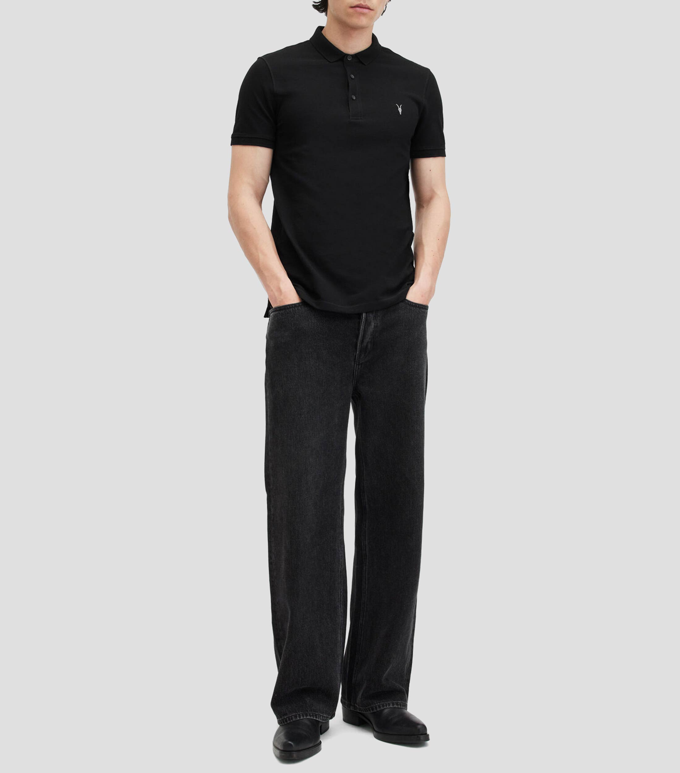 Playera tipo polo de manga corta Hombre