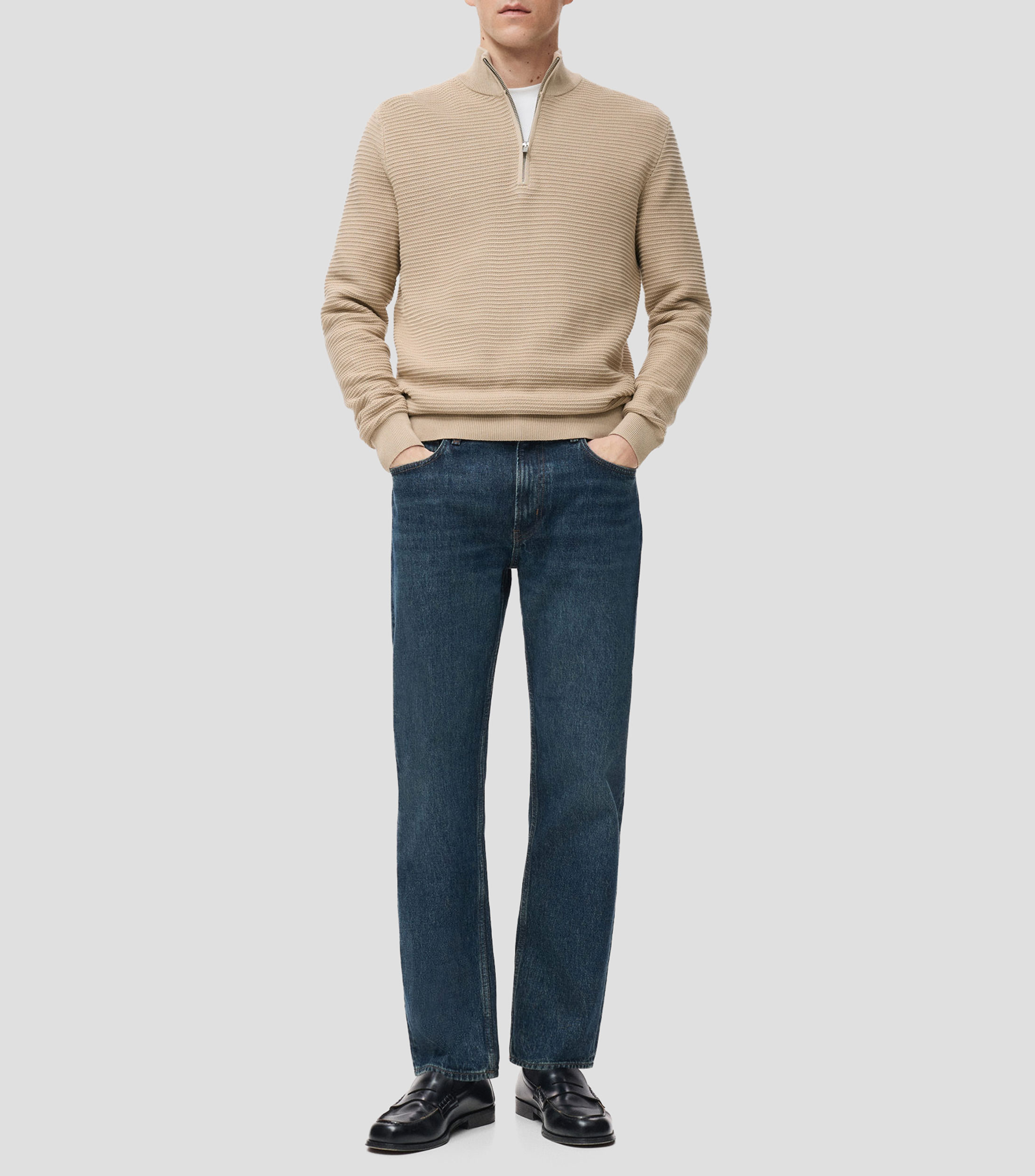 Suéter cuello perkins Hombre