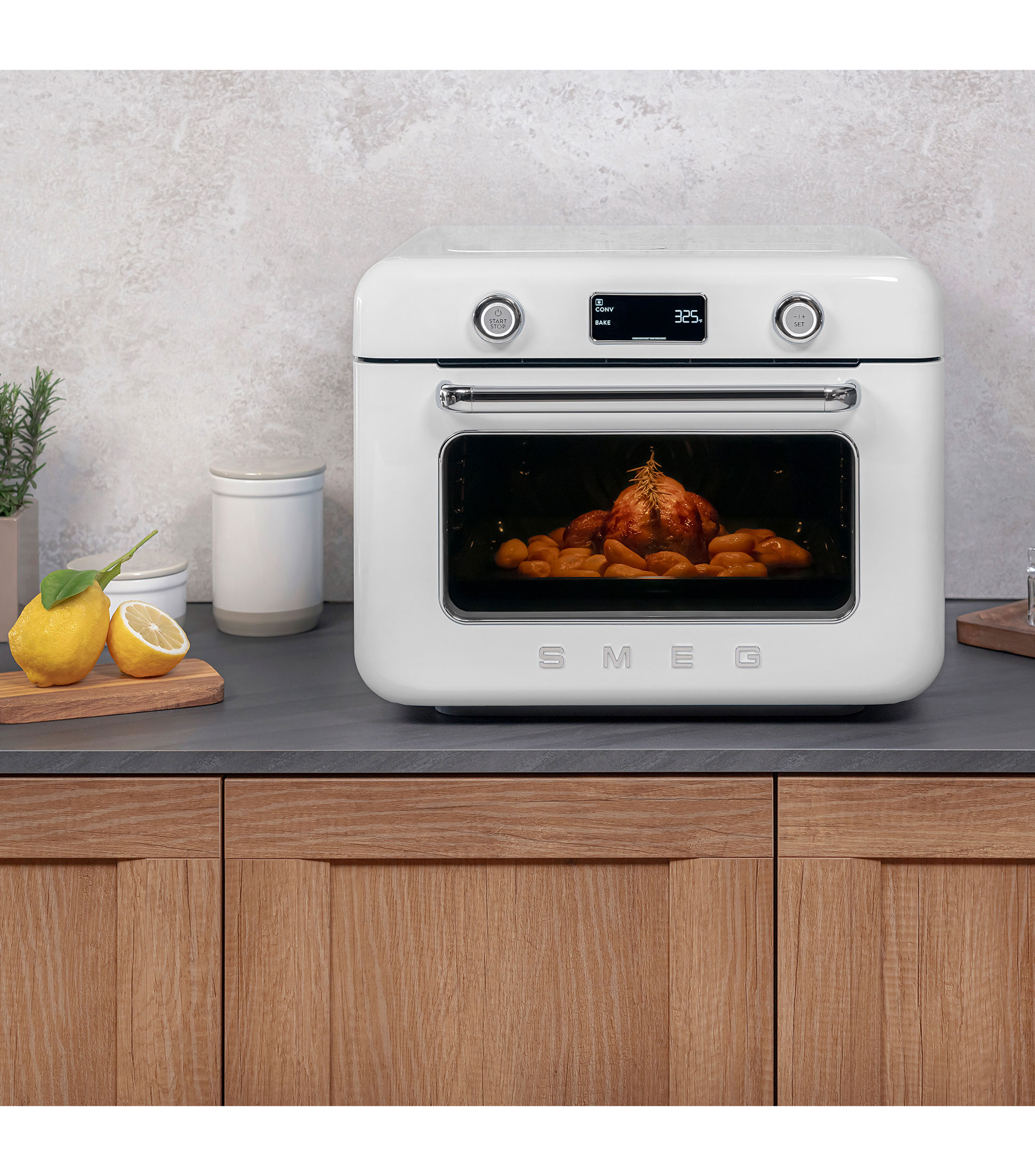 Horno de vapor combinado 1.06 pies COF01WHUS Blanco
