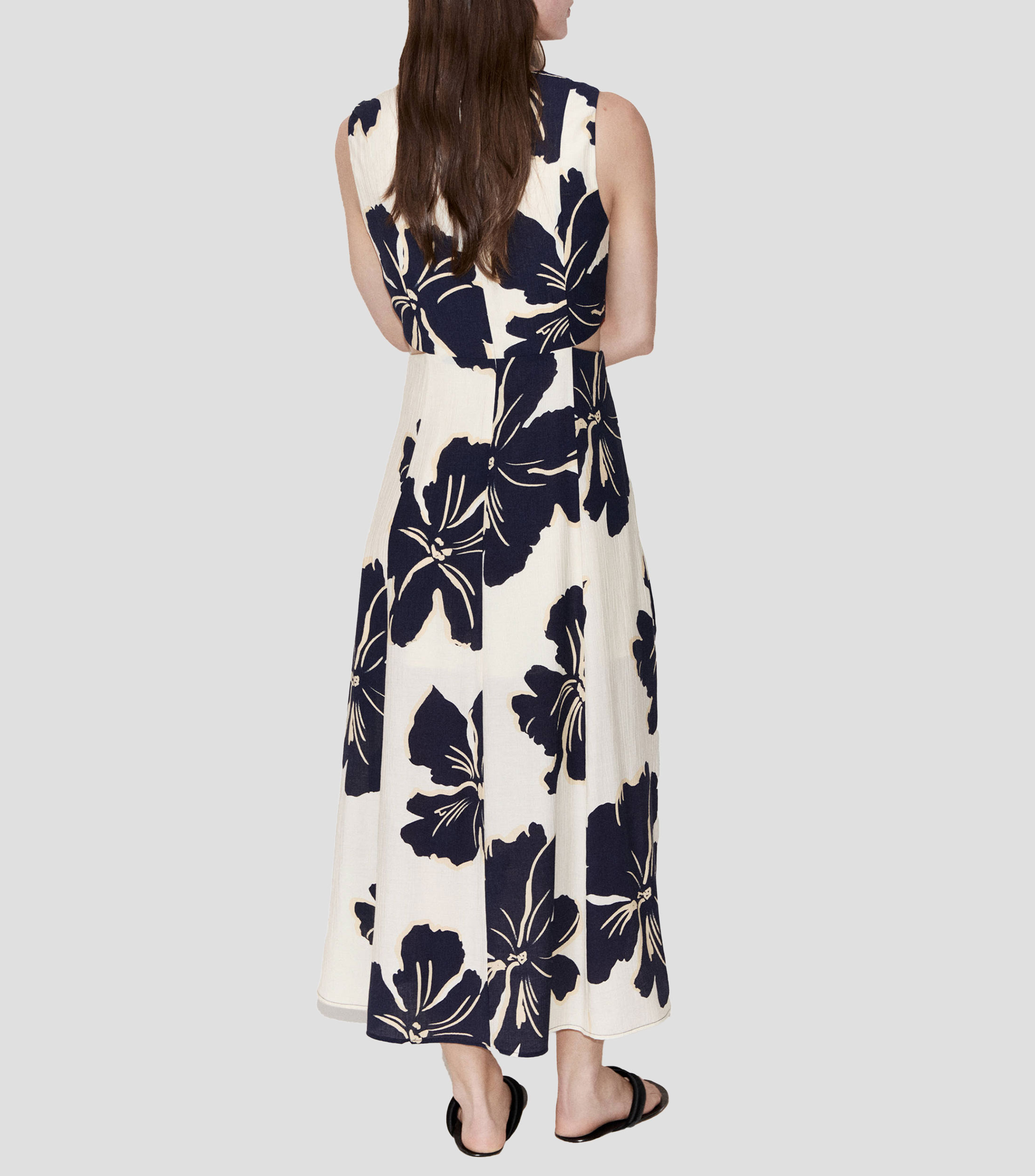 Vestido casual largo estampado Mujer