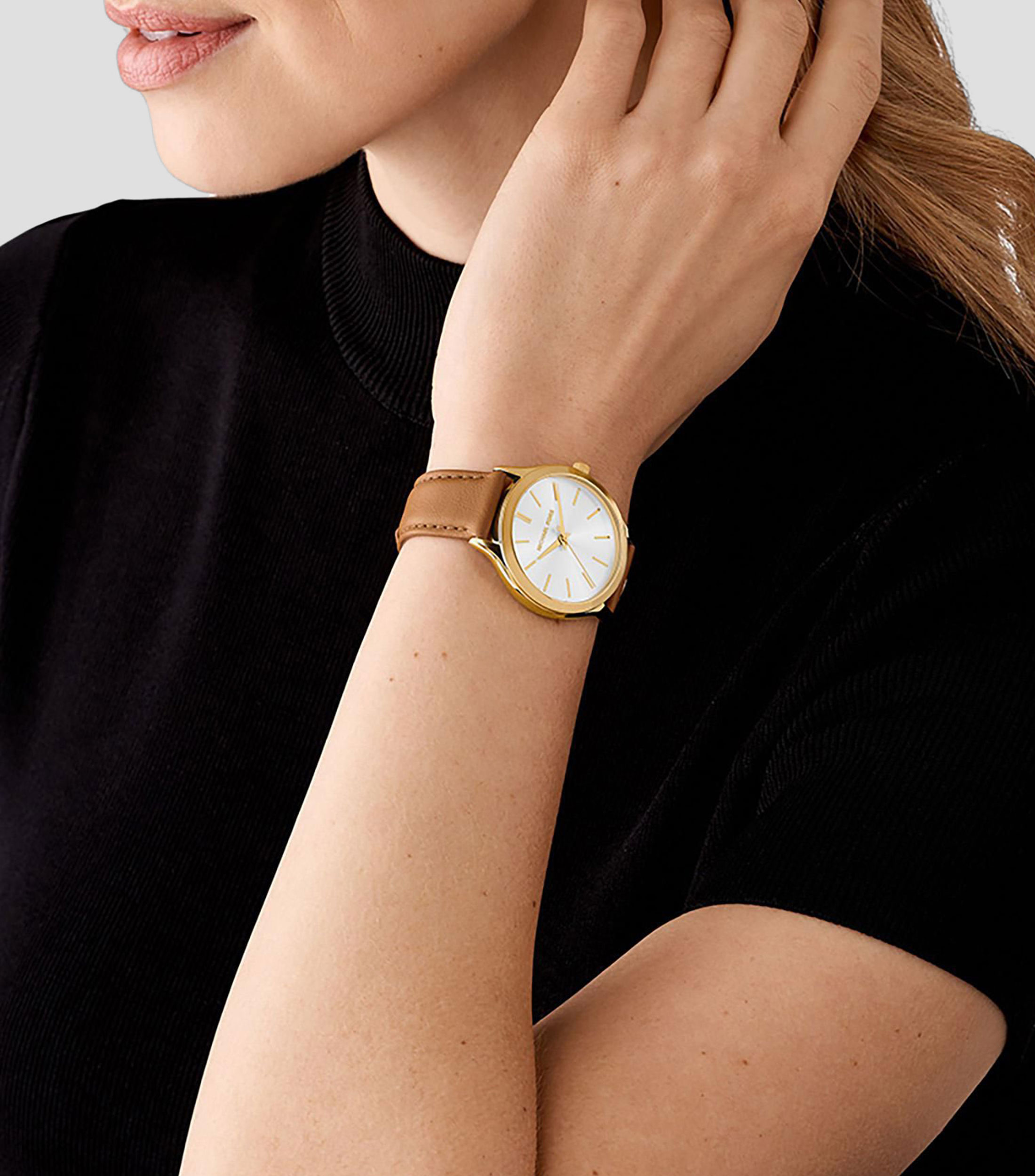 Reloj para Mujer Runway clásico dorado