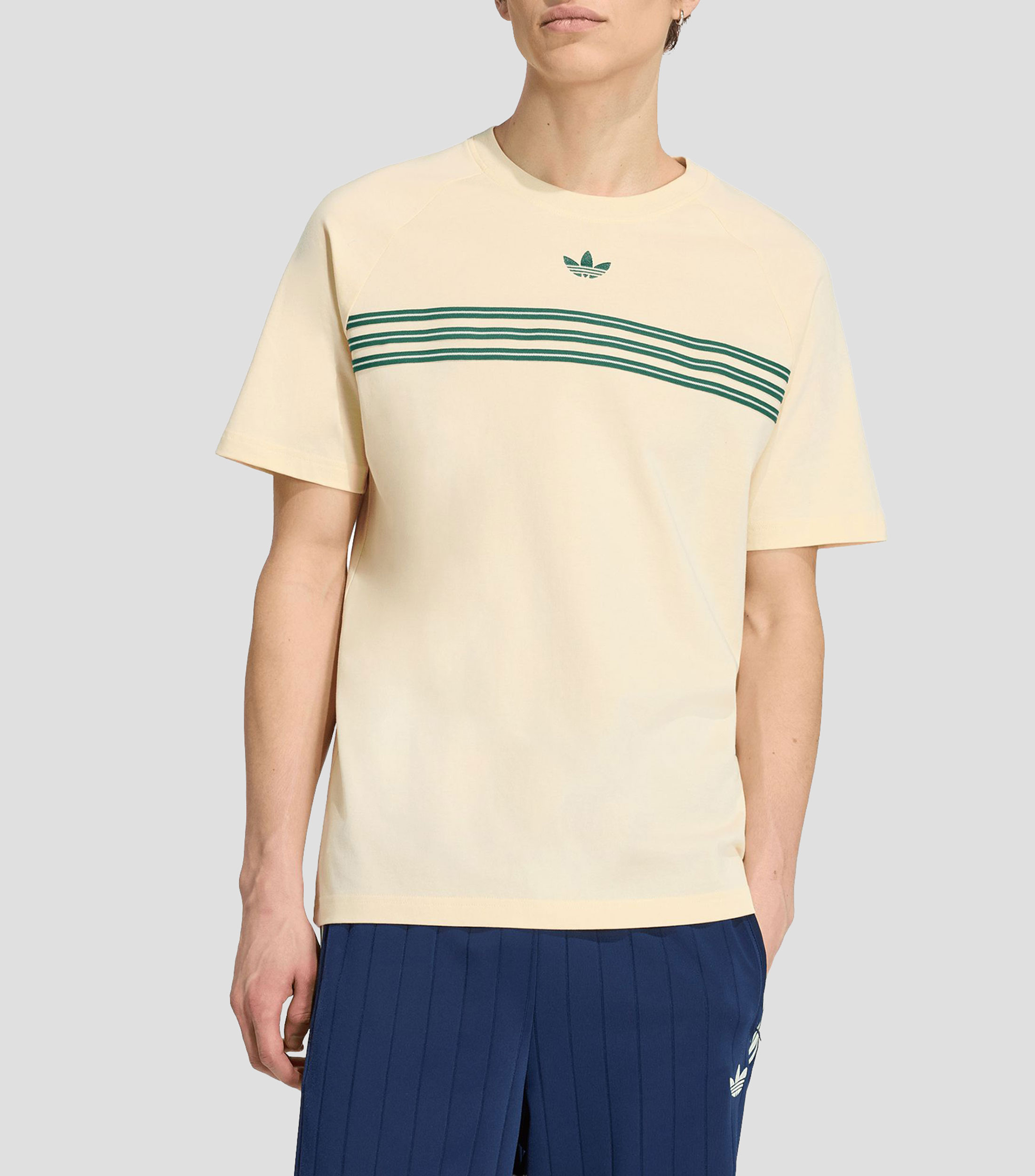 Playera cuello redondo manga corta lisa Hombre