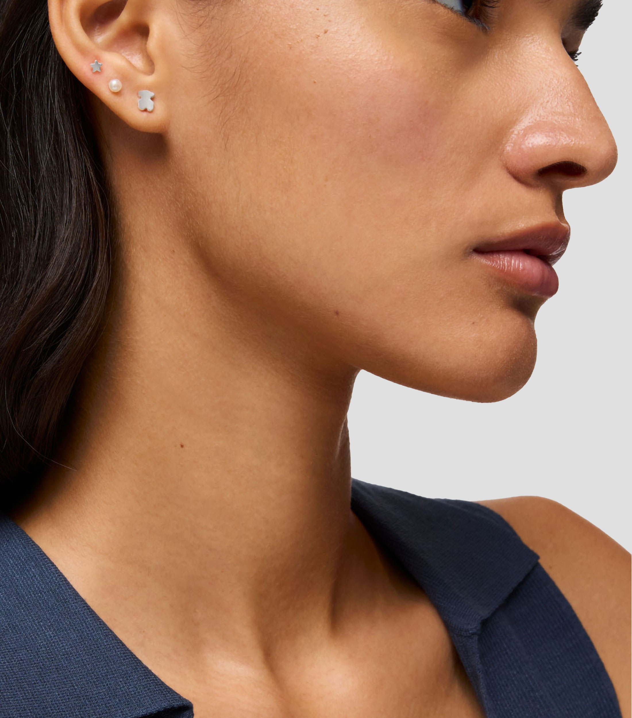 Aretes en plata oso Sweet Dolls Mujer