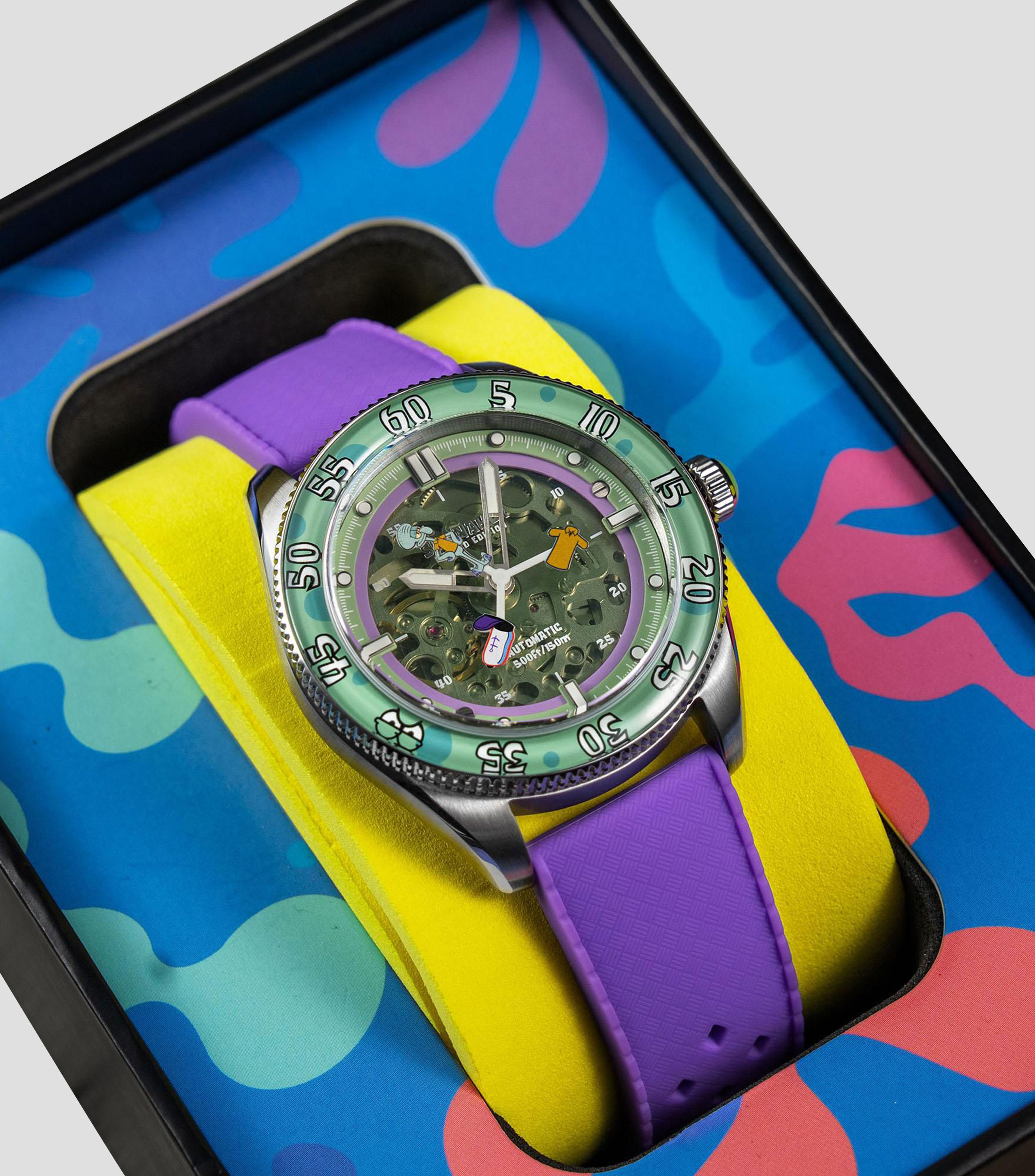 Reloj Unisex Bob Esponja Casual Verde