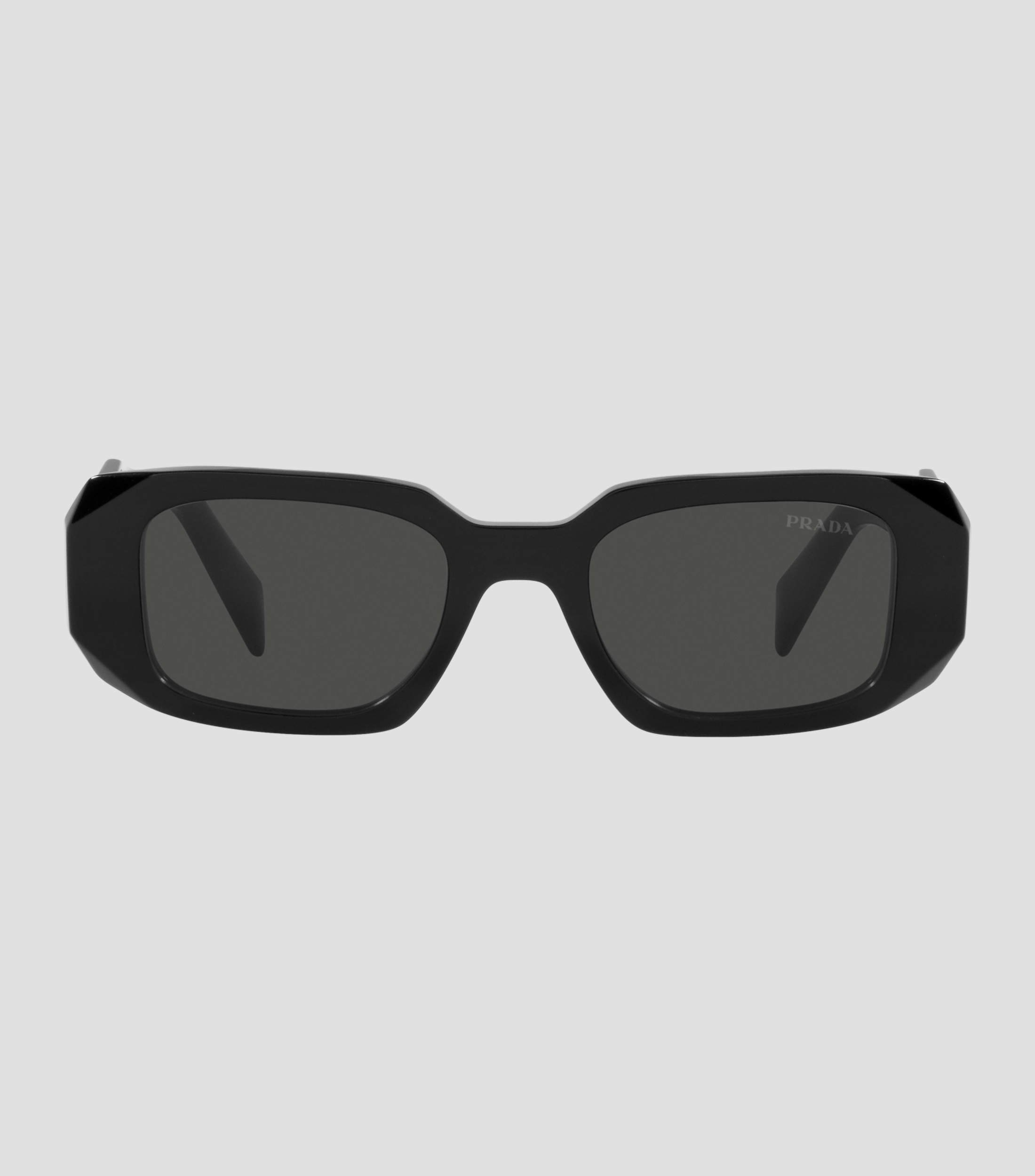 Lentes de Sol rectangulares negros Mujer