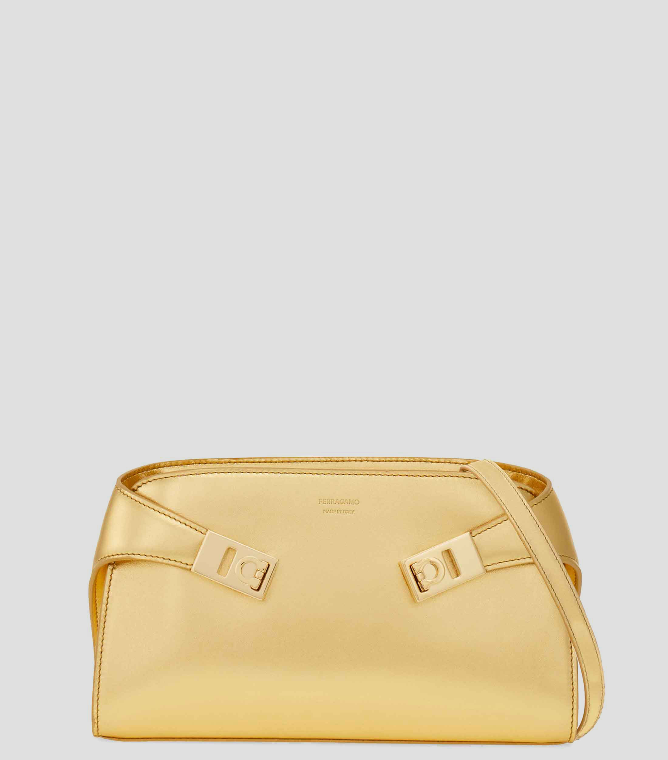 Bolsa bandolera mini Hug metalizada Mujer