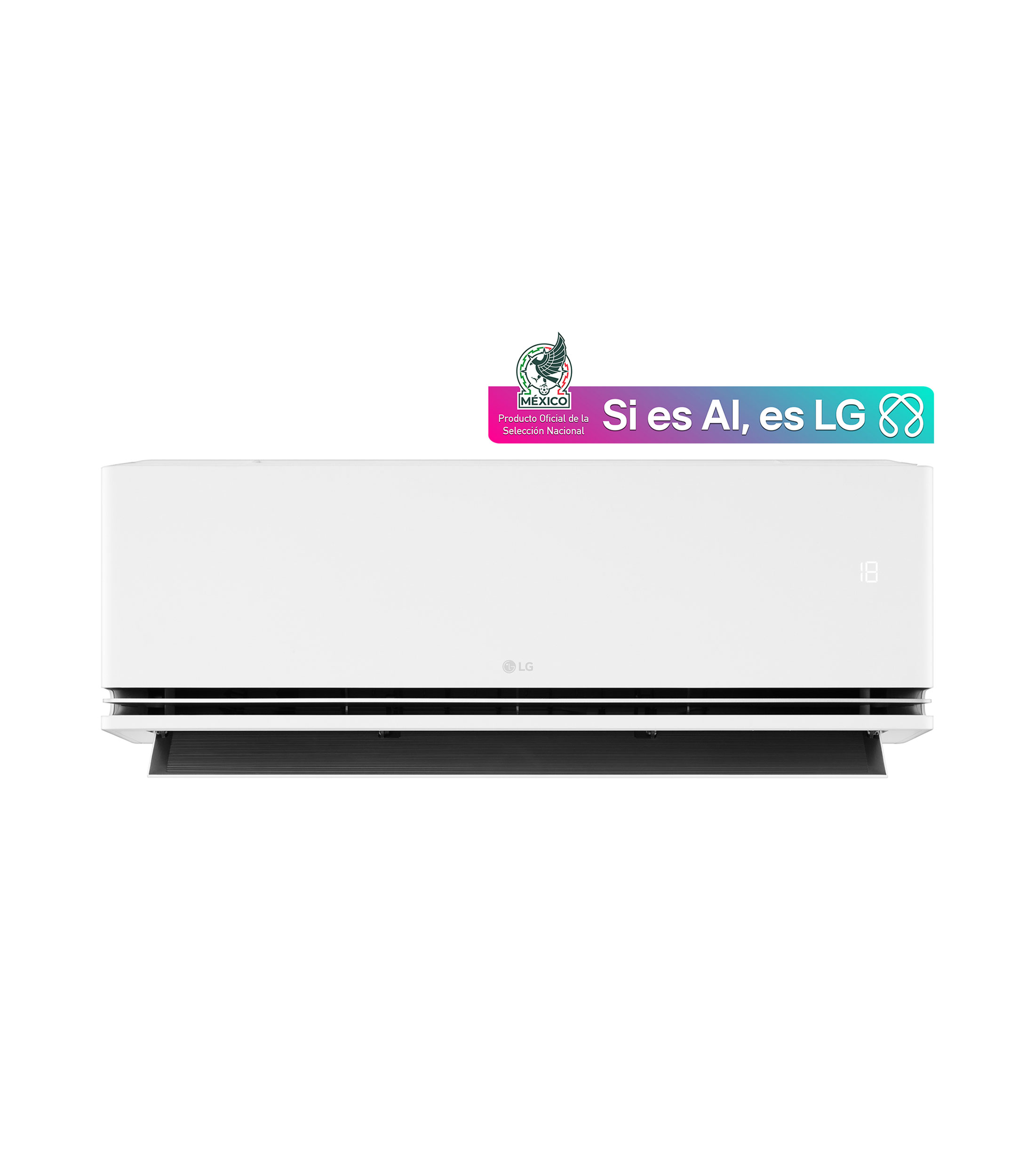 Aire Acondicionado Minisplit LG Dual Inverter AI Air 1.5 Toneladas Frío y Calor 220V VA182H5