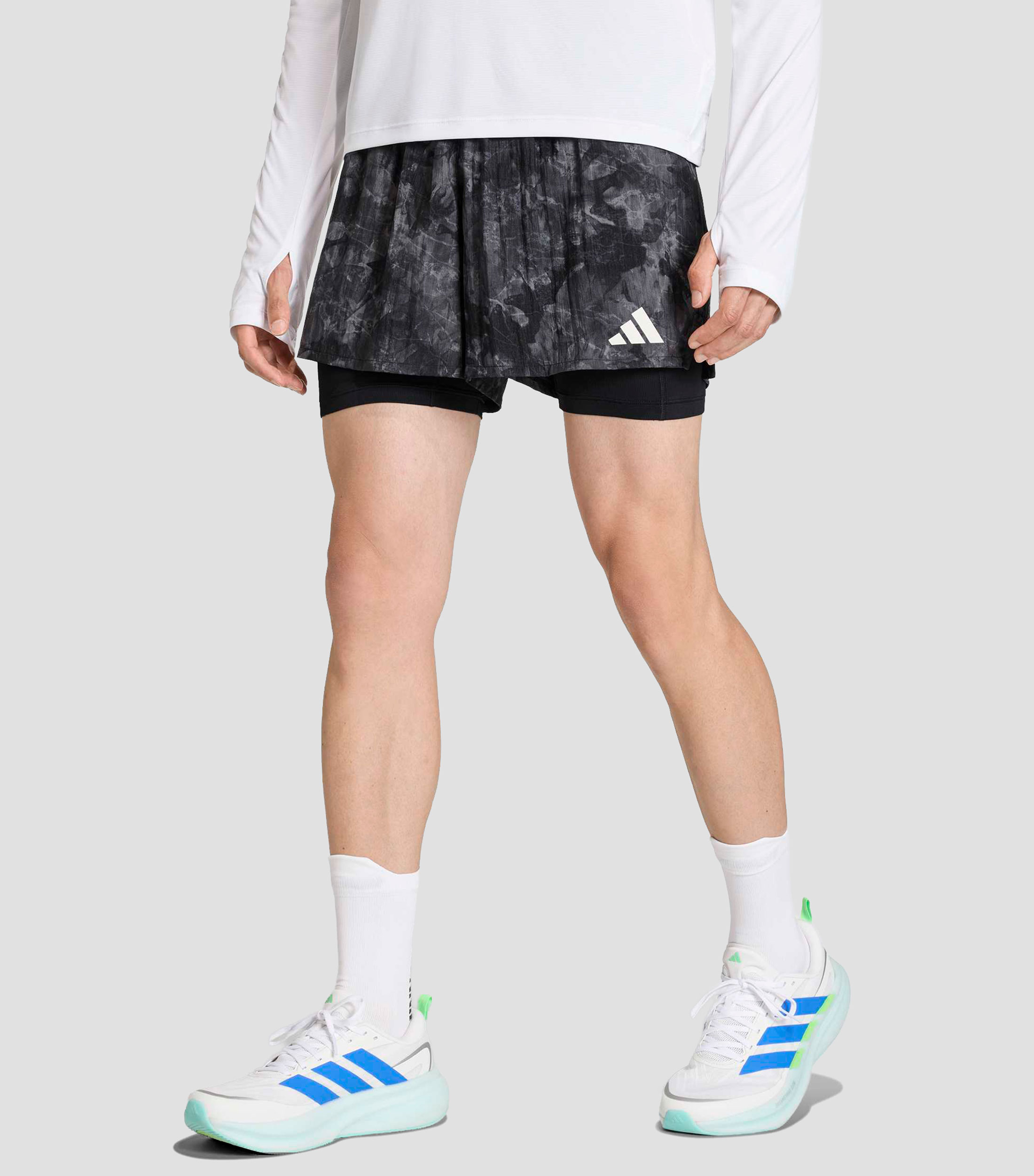 Short para correr adi365 2 en 1 Hombre